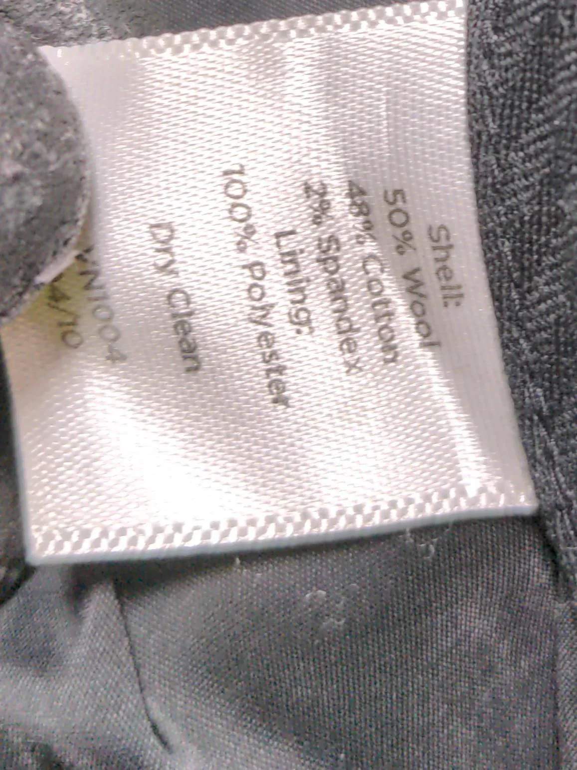 Talbots Women's Trousers UK 16 Multi Wool with Cotton, Spandex Chino - Image 6