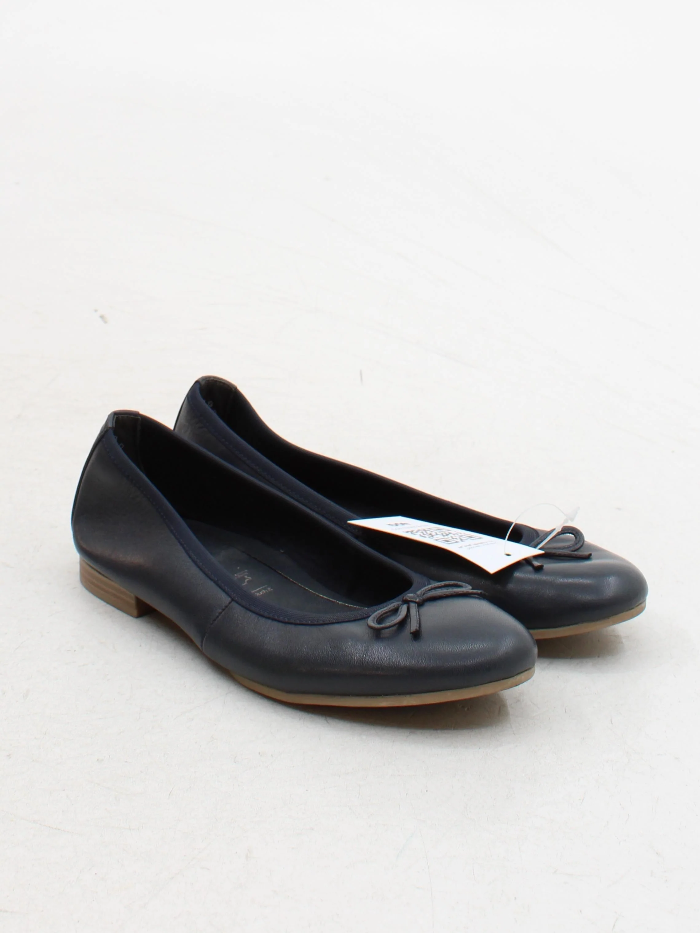 Tamaris Women's Flat Shoes UK 4 Blue 100% Leather Ballet - Image 4