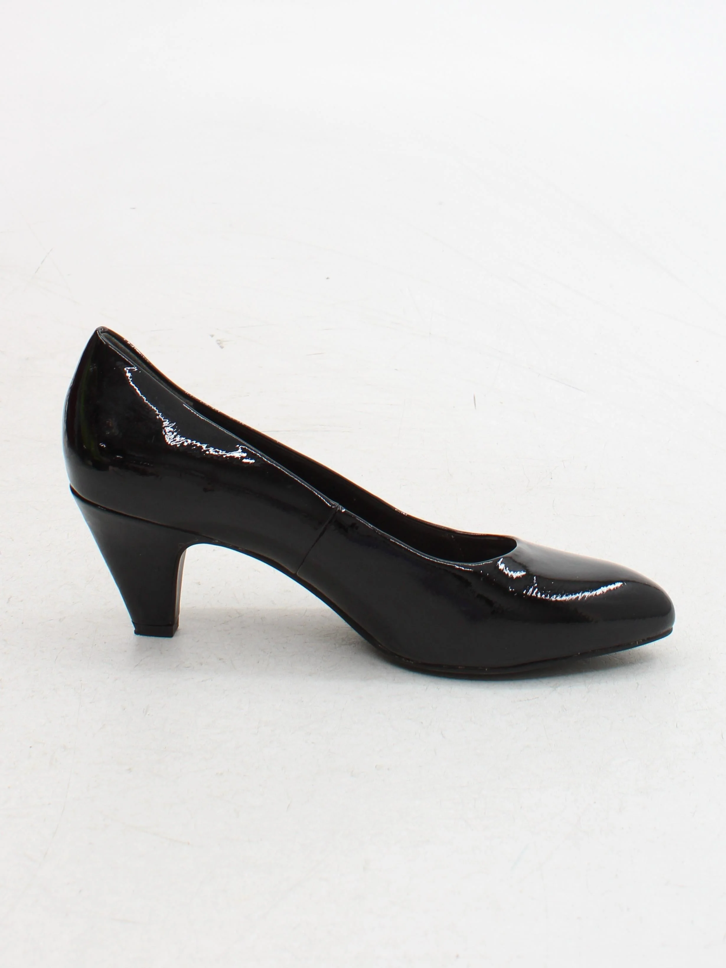 Tamaris Women's Heels UK 6.5 Black 100% Leather Court - Image 5