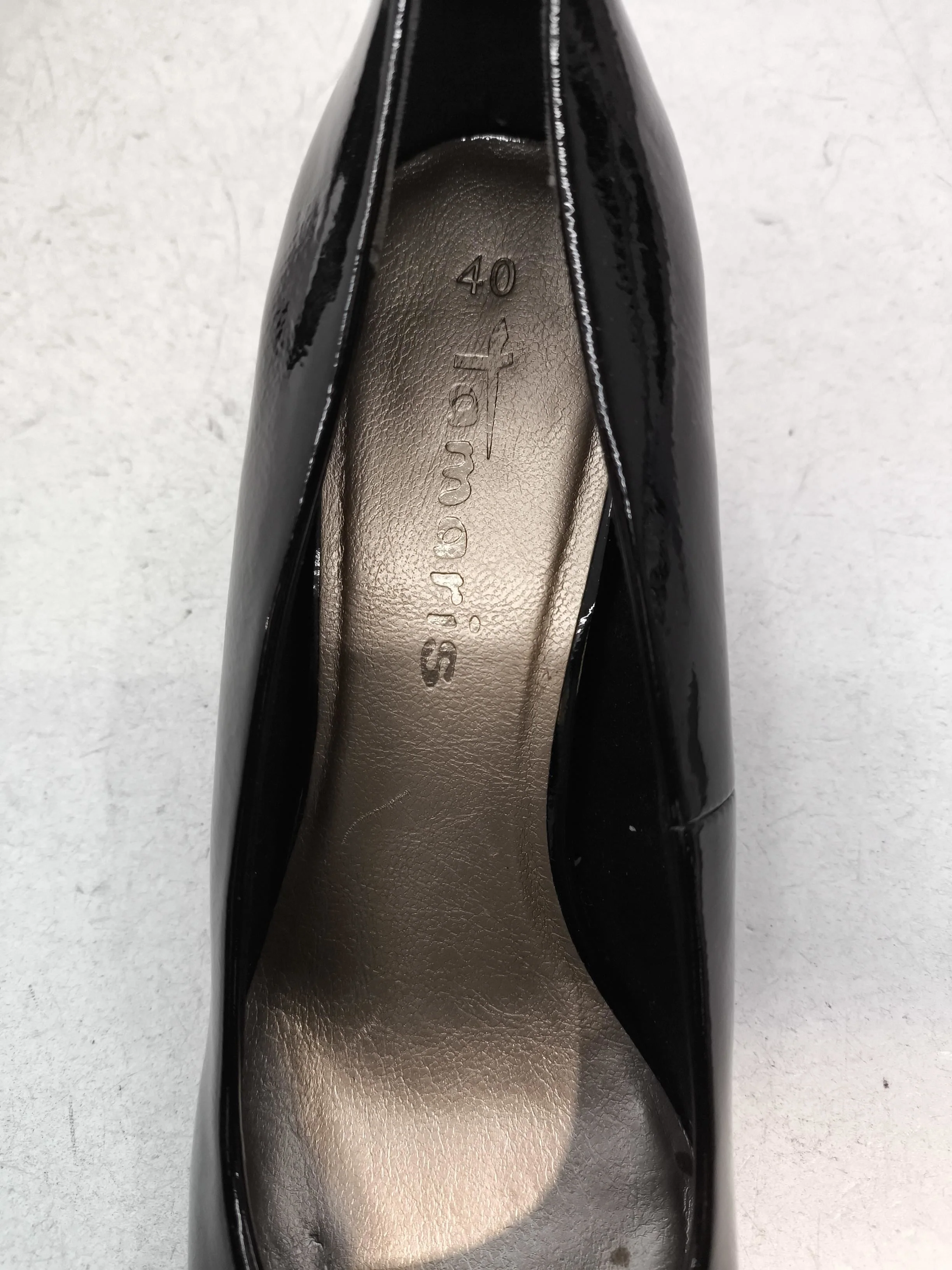 Tamaris Women's Heels UK 6.5 Black 100% Leather Court - Image 6
