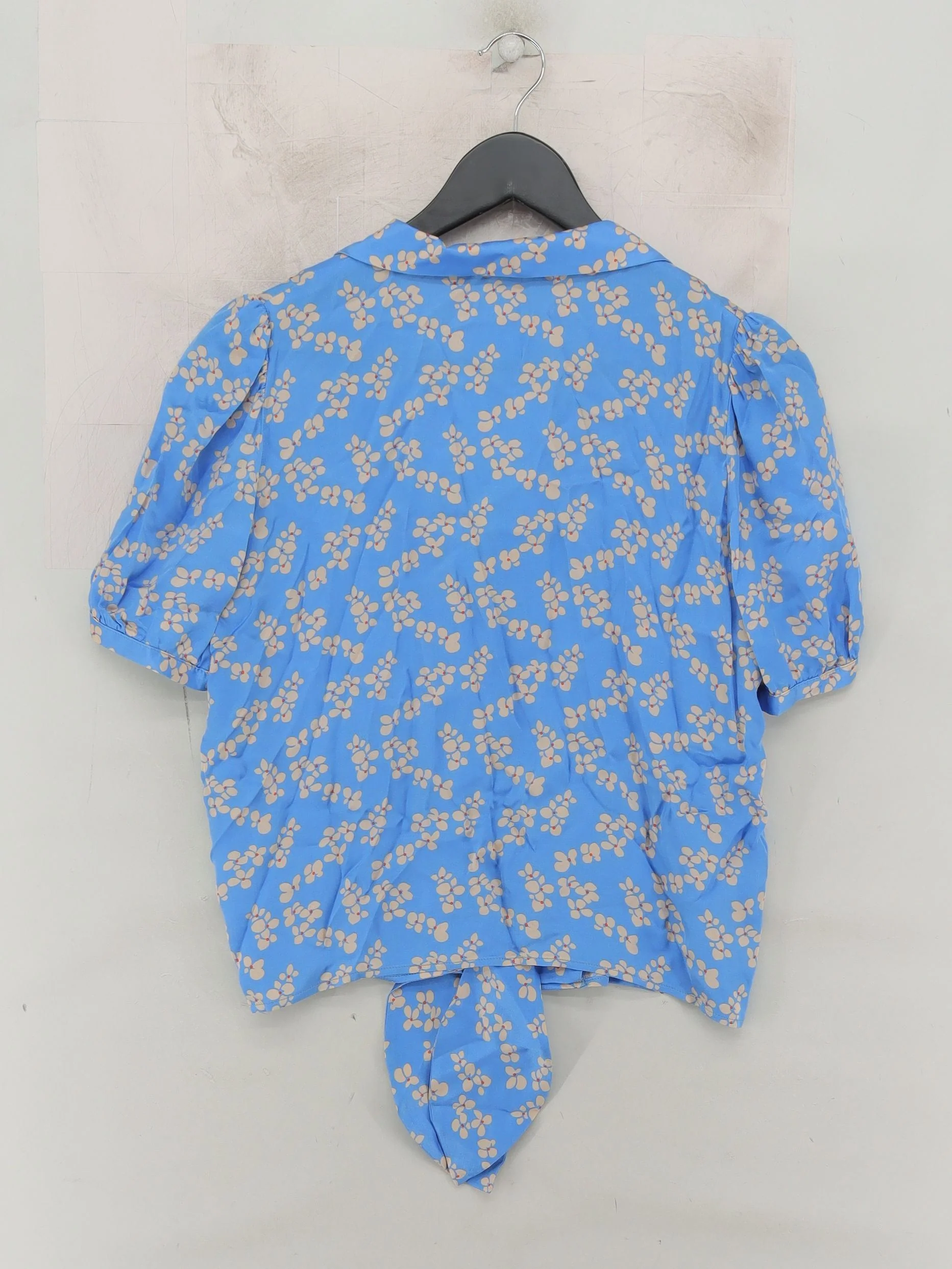 Tara Jarmon Women's Shirt UK 8 Blue 100% Other Basic - Image 2