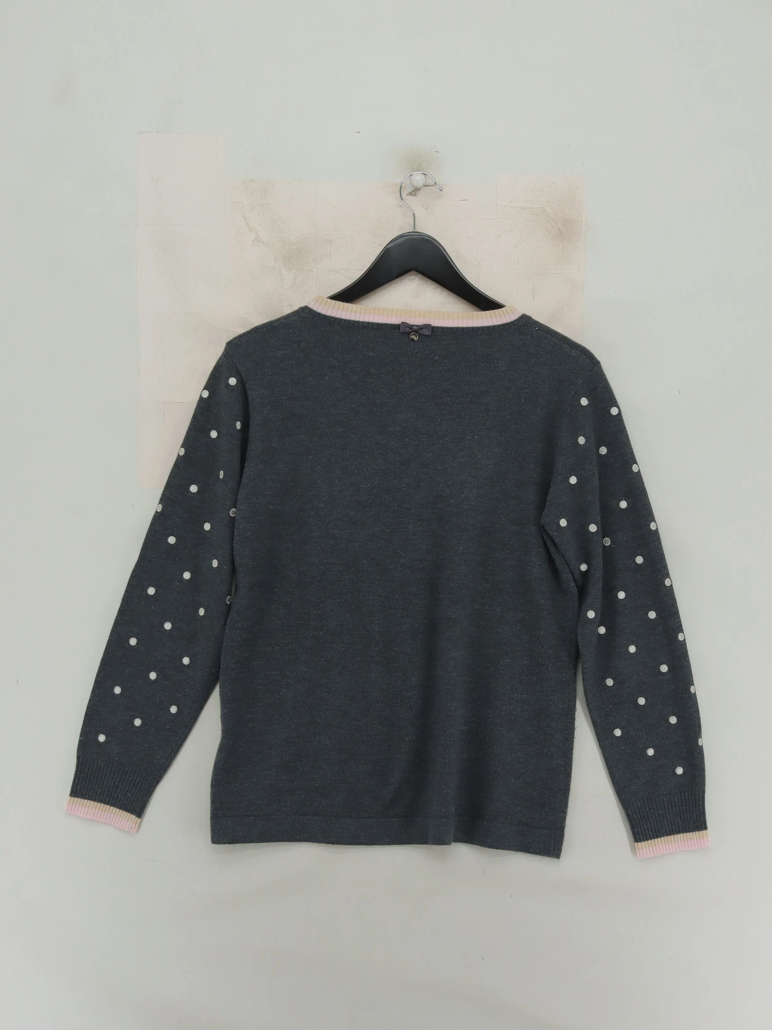 TARANKO Women's Jumper UK 14 Grey Polyester with Acrylic, Nylon, Wool Pullover - Image 2