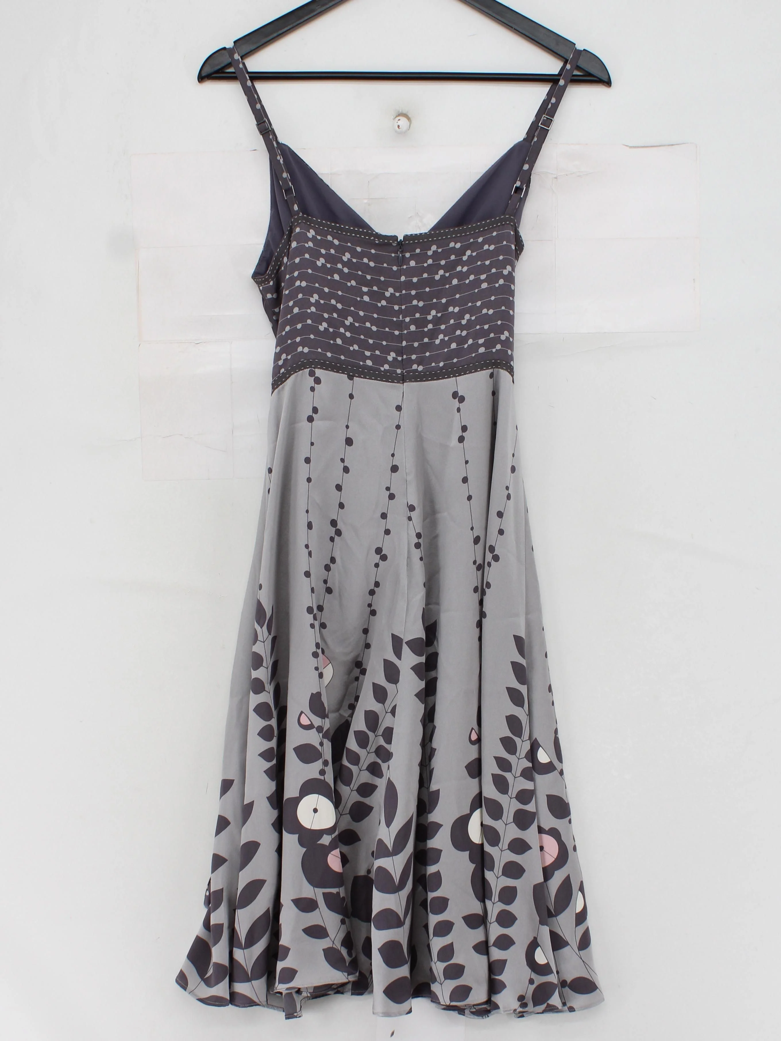 Ted Baker A-Line Maxi Dress UK12 in Grey - Image 2