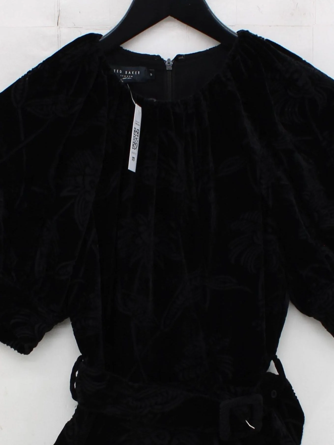 Ted Baker A-Line Mini Dress XS in Black - Image 3