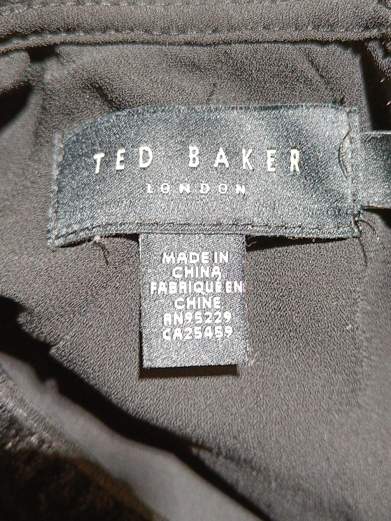 Ted Baker A-Line Mini Dress XS in Black - Image 5