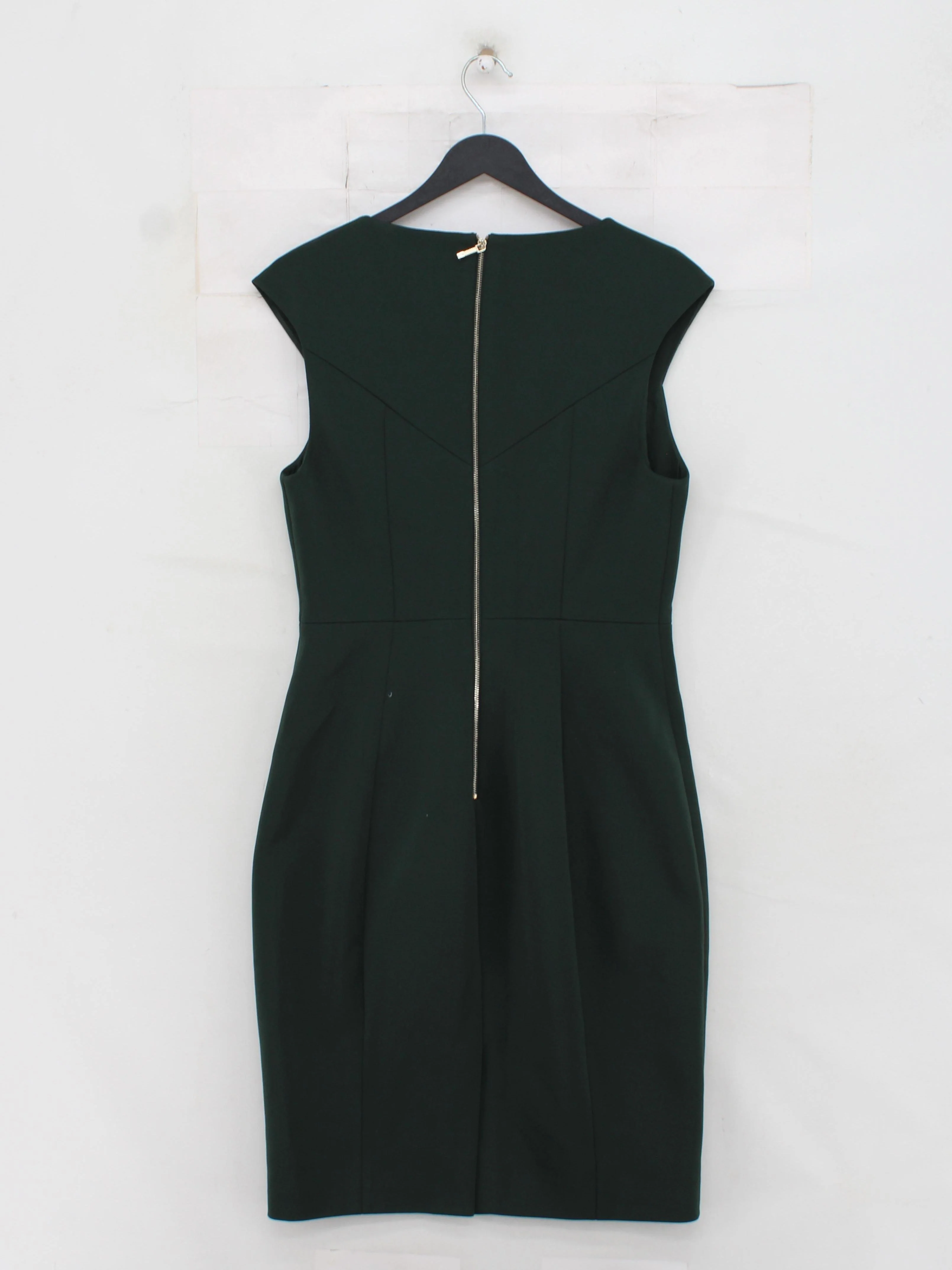 Ted Baker Bodycon Midi Dress UK10 in Green - Image 2