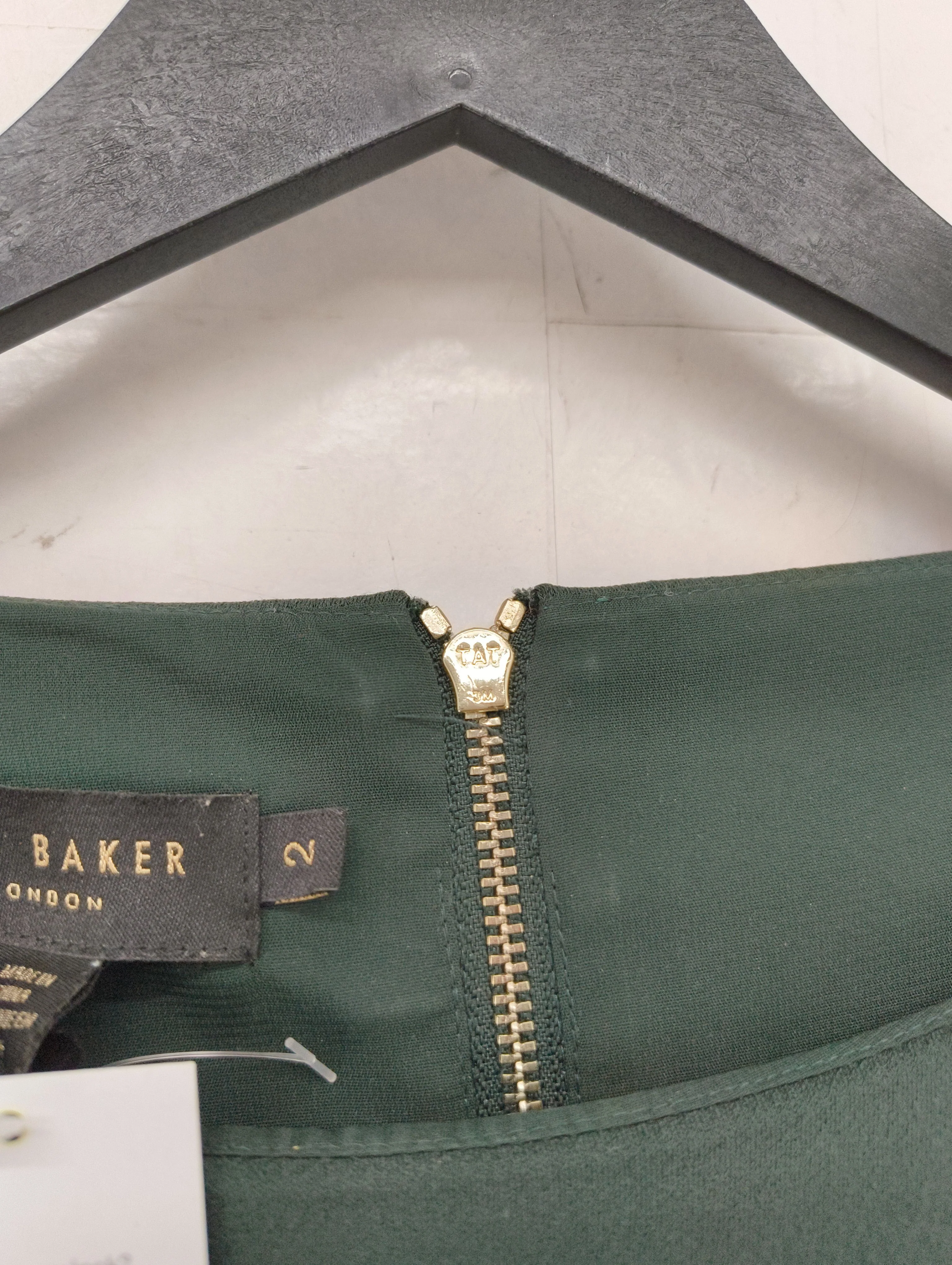 Ted Baker Bodycon Midi Dress UK10 in Green - Image 5
