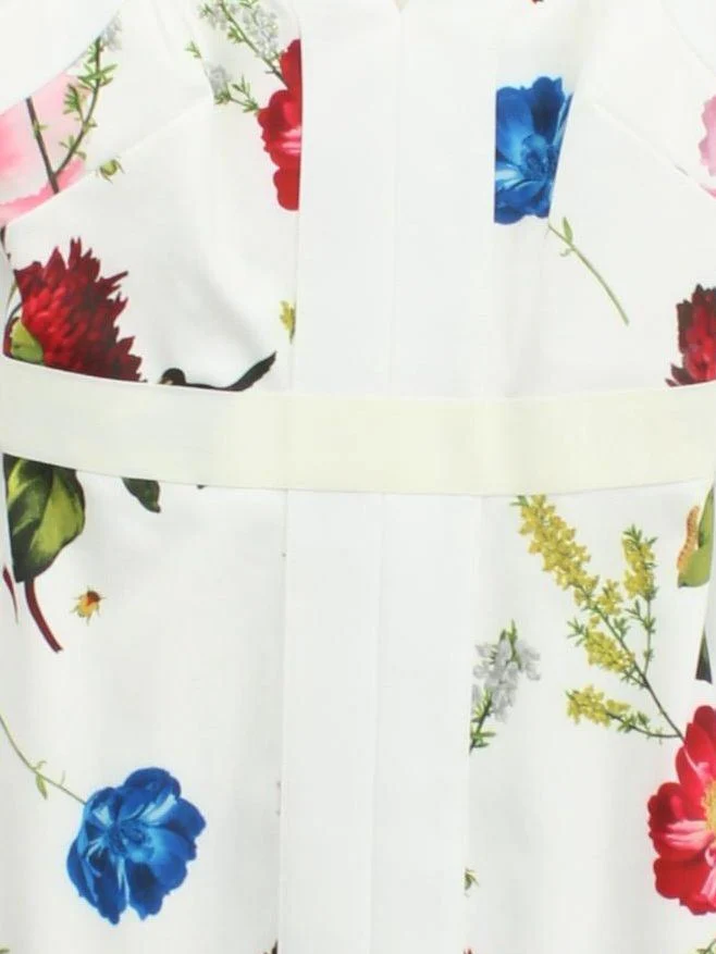 Ted Baker Bodycon Midi Dress UK6 in White - Image 3