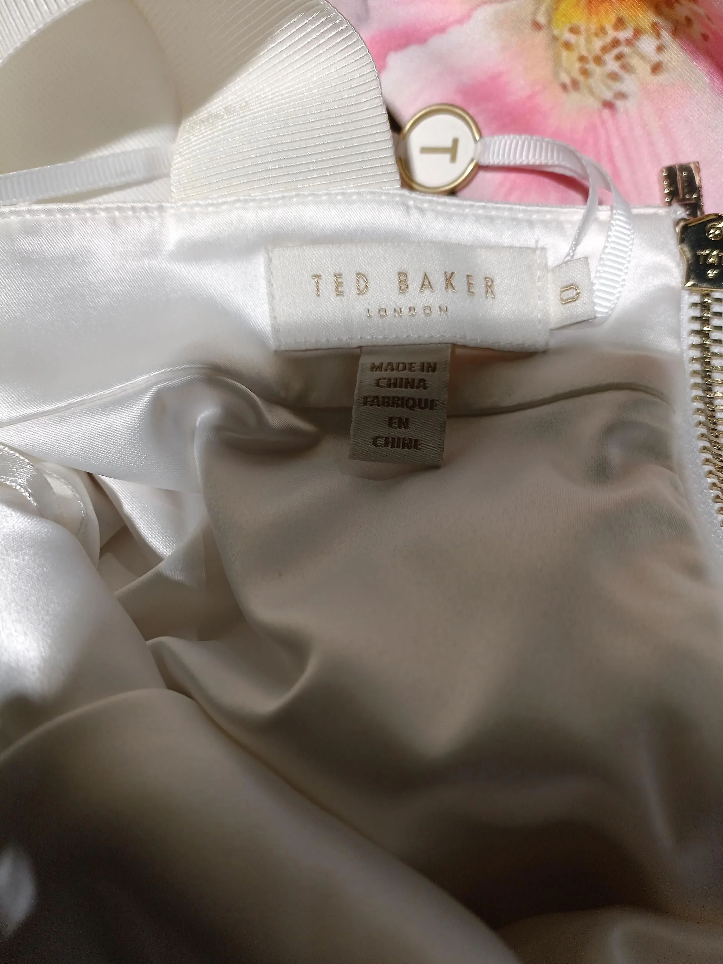 Ted Baker Bodycon Midi Dress UK6 in White - Image 5