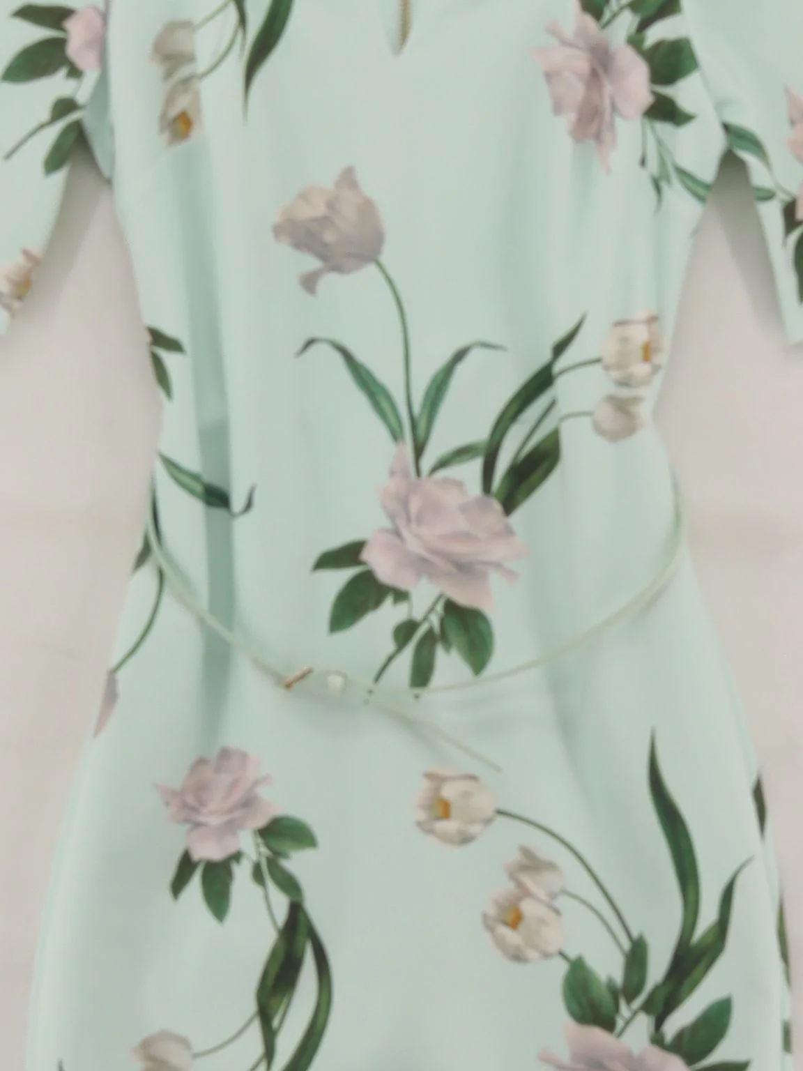 Ted Baker Bodycon Midi Dress UK8 in Green - Image 3