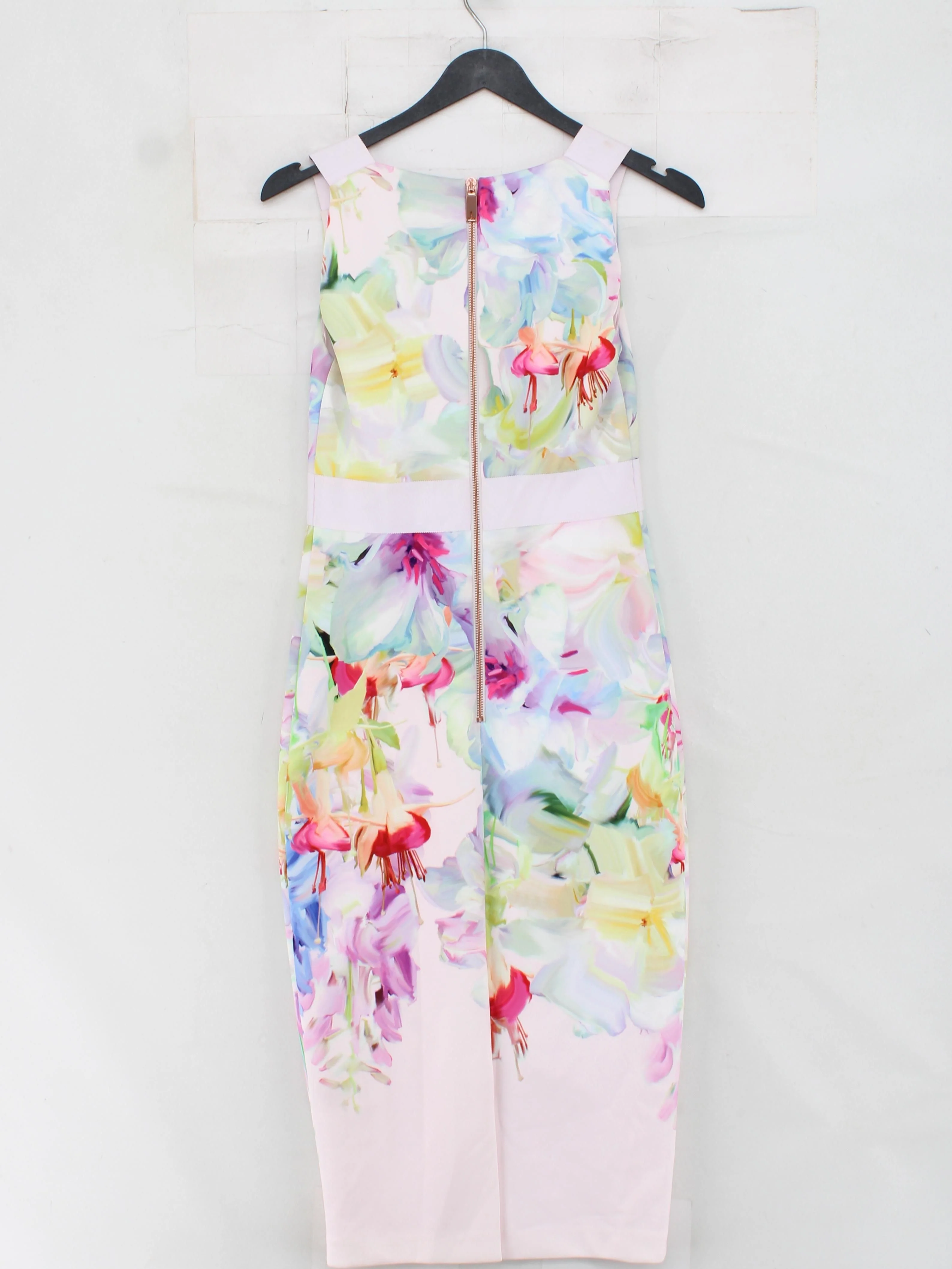 Ted Baker Bodycon Midi Dress UK8 in Multi - Image 2