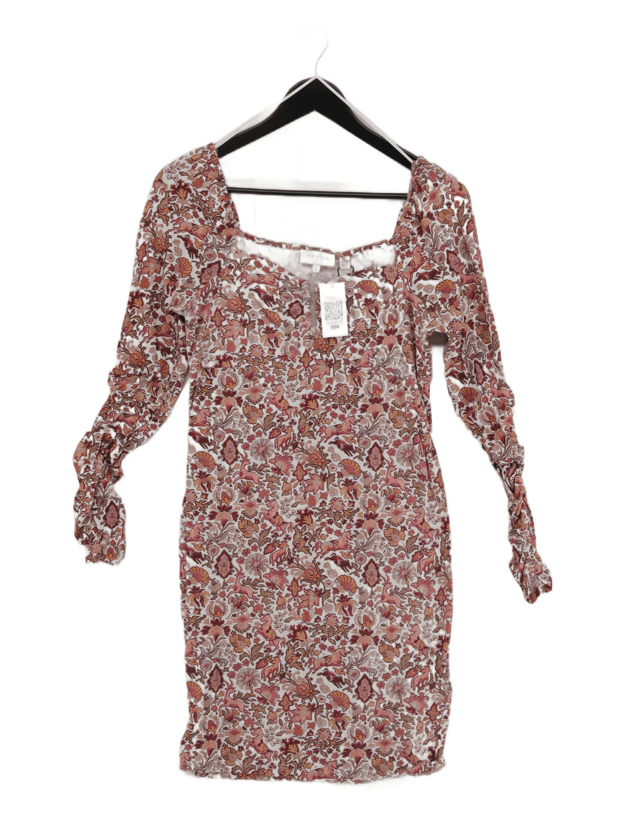 Ted Baker Bodycon Mini Dress UK12 in Multi
