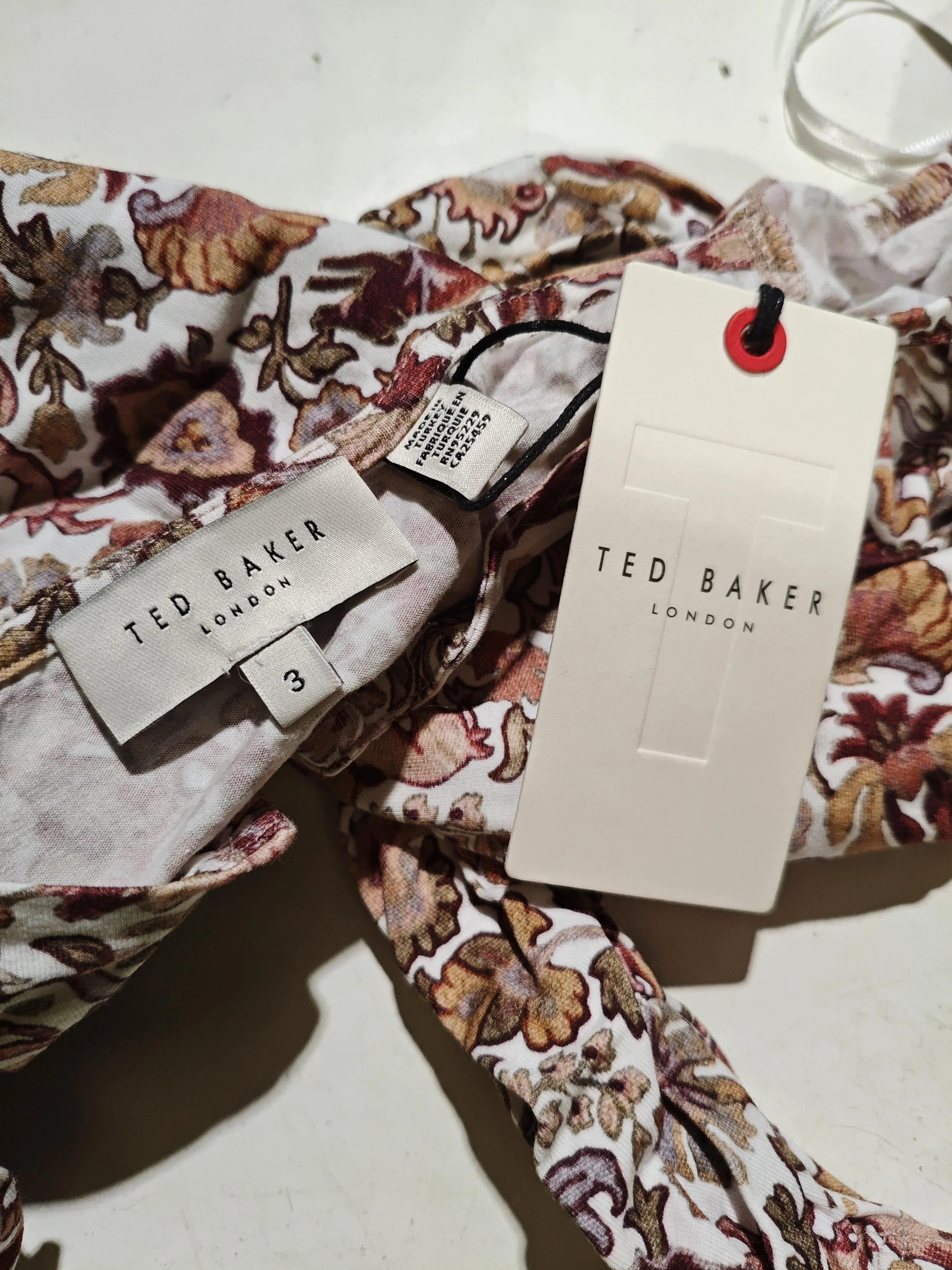Ted Baker Bodycon Mini Dress UK12 in Multi - Image 5