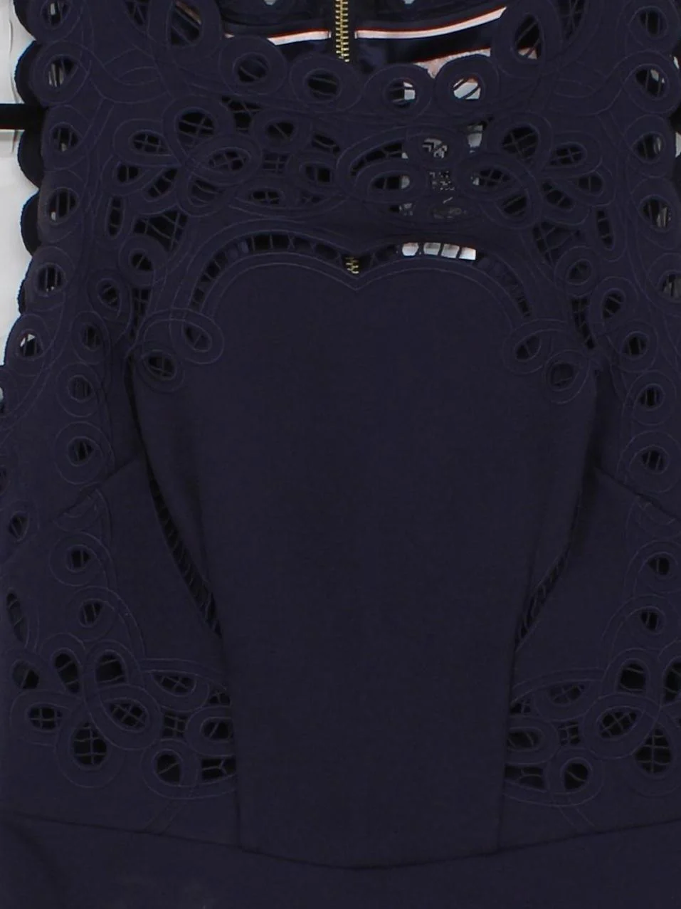 Ted Baker Bodycon Mini Dress UK8 in Blue - Image 3