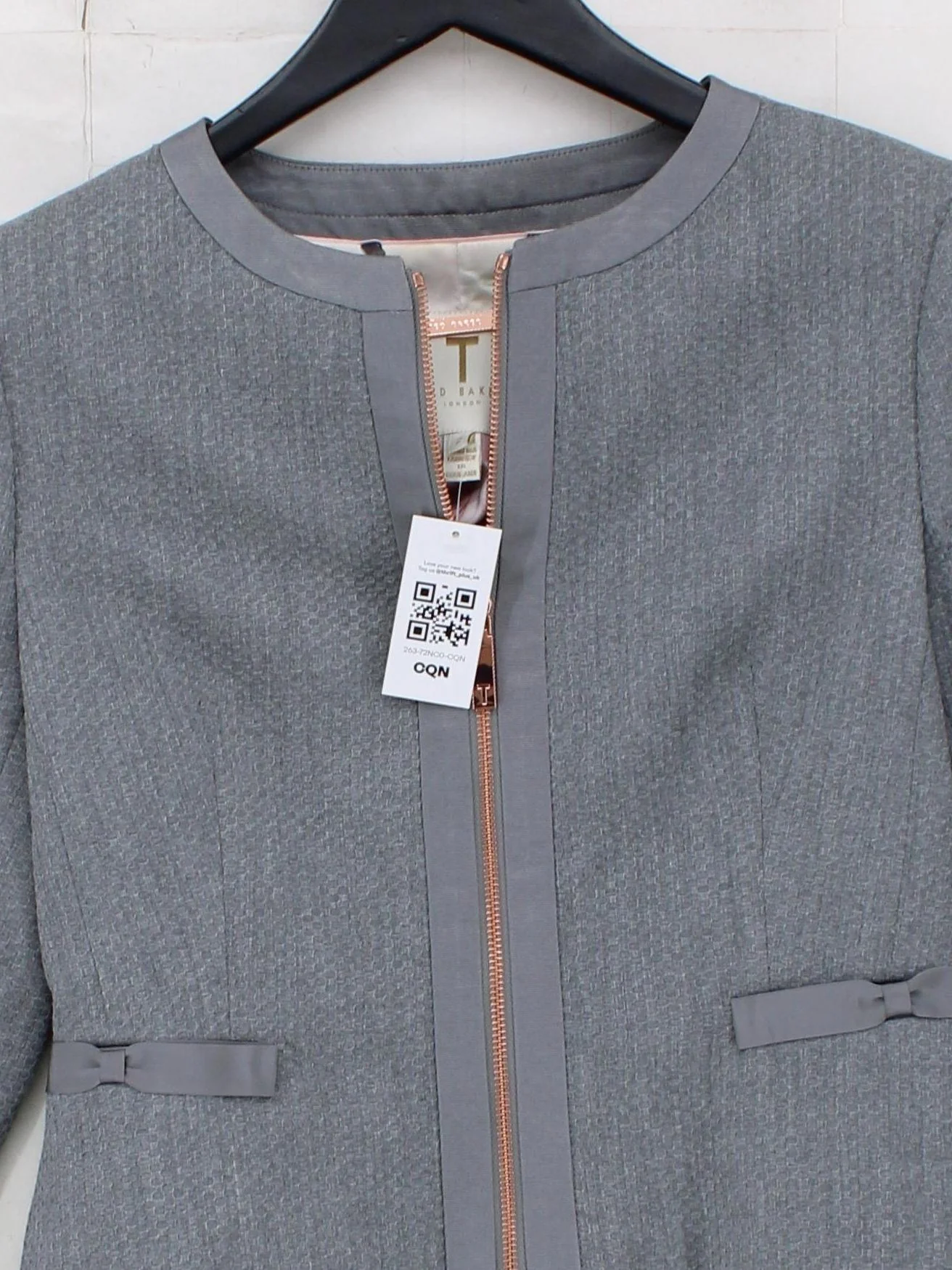 Ted Baker Bomber Jacket jacket grey - Image 3