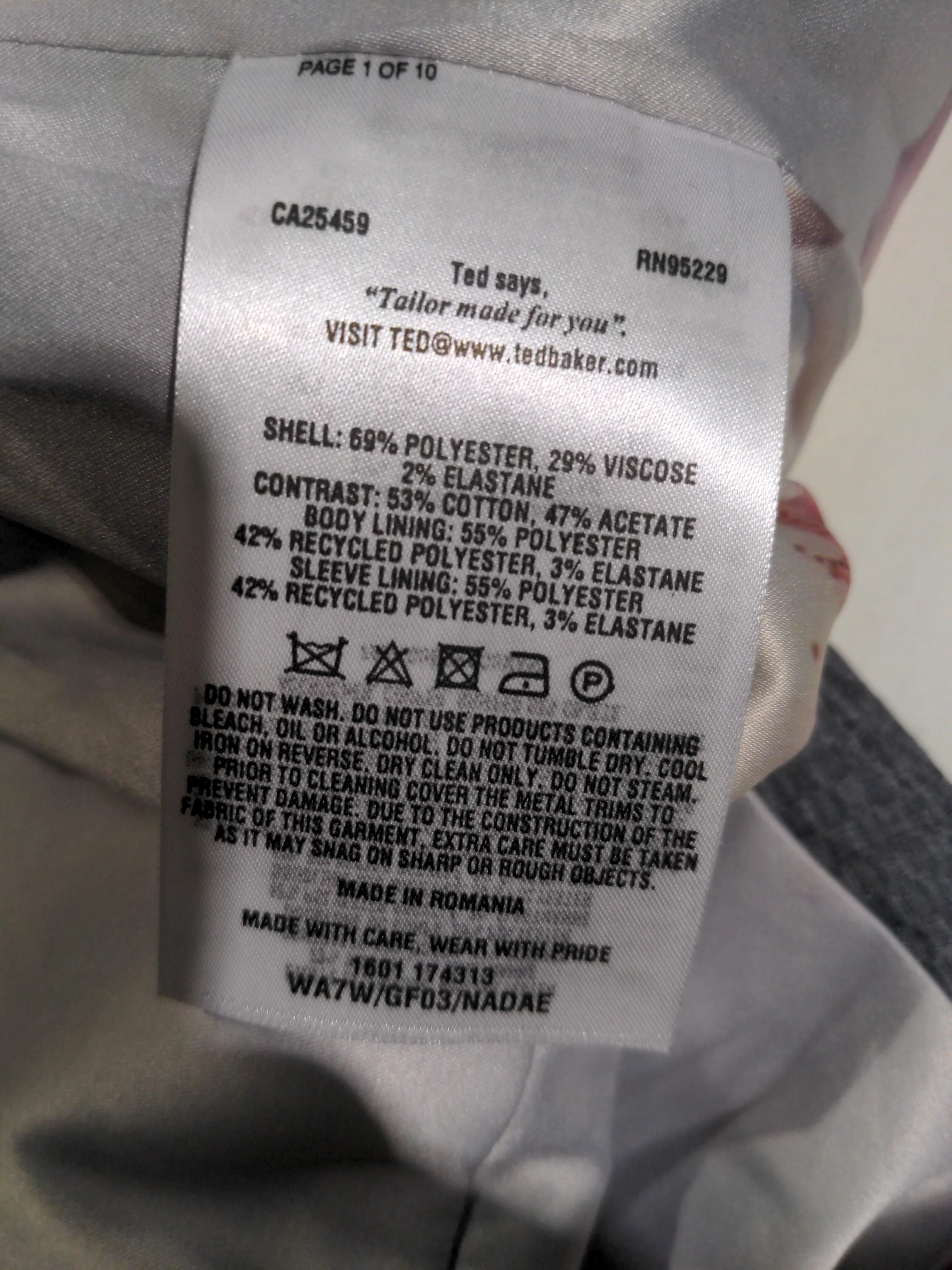 Ted Baker Bomber Jacket jacket grey - Image 6