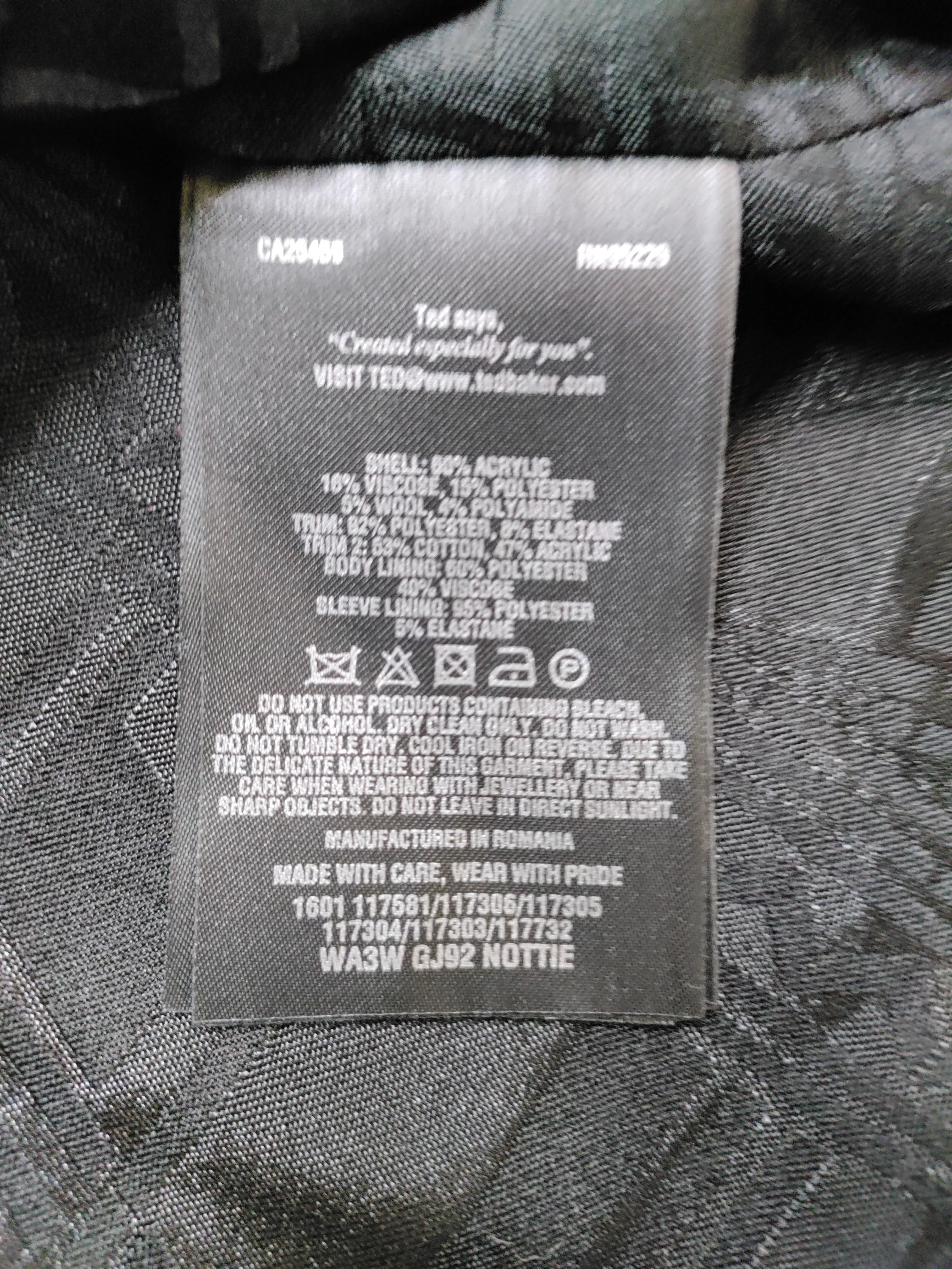 Ted Baker Bomber Jacket jacket multi - Image 6