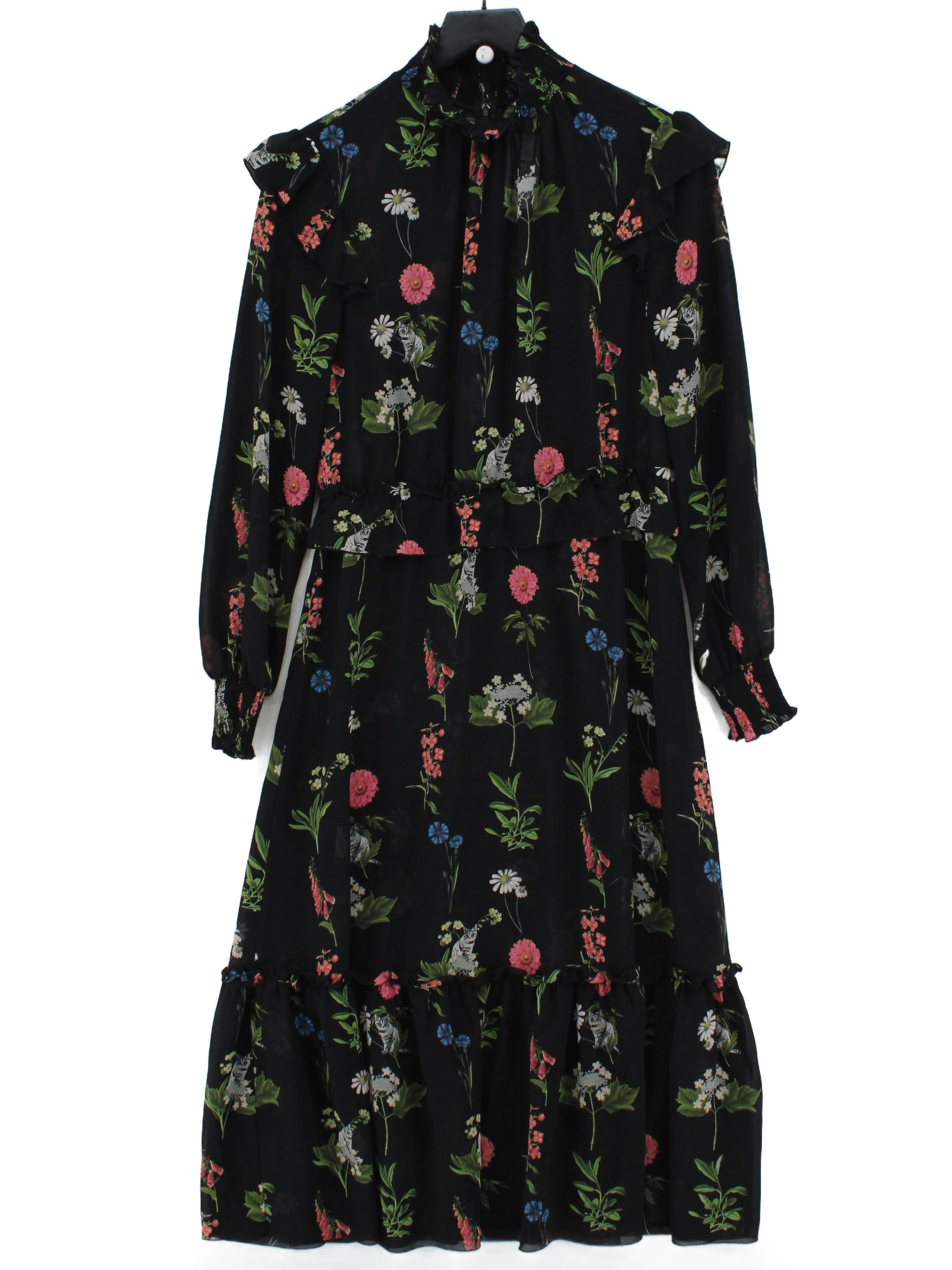 Ted Baker Jumper Midi Dress M in Black