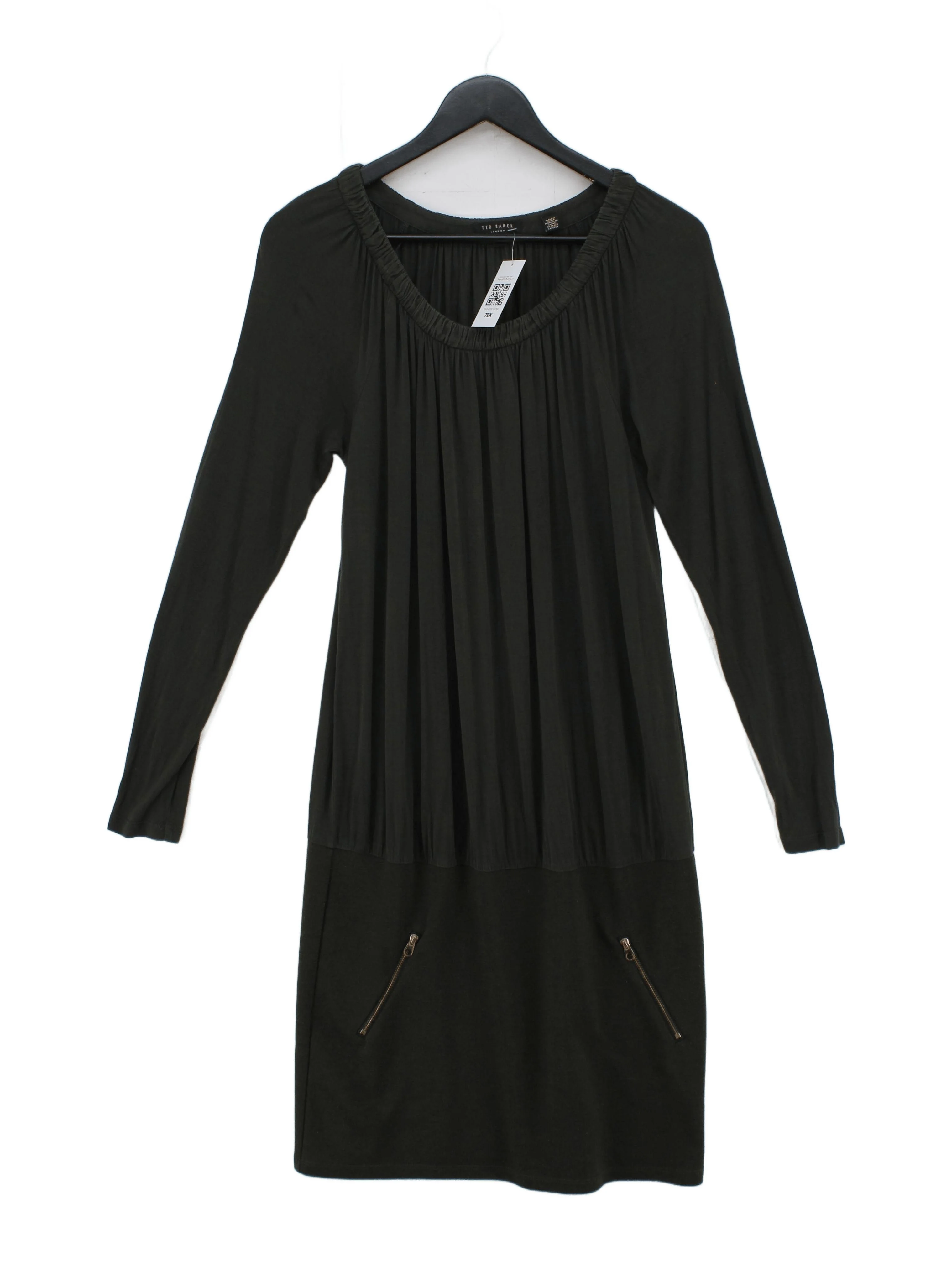 Ted Baker Jumper Mini Dress M in Green
