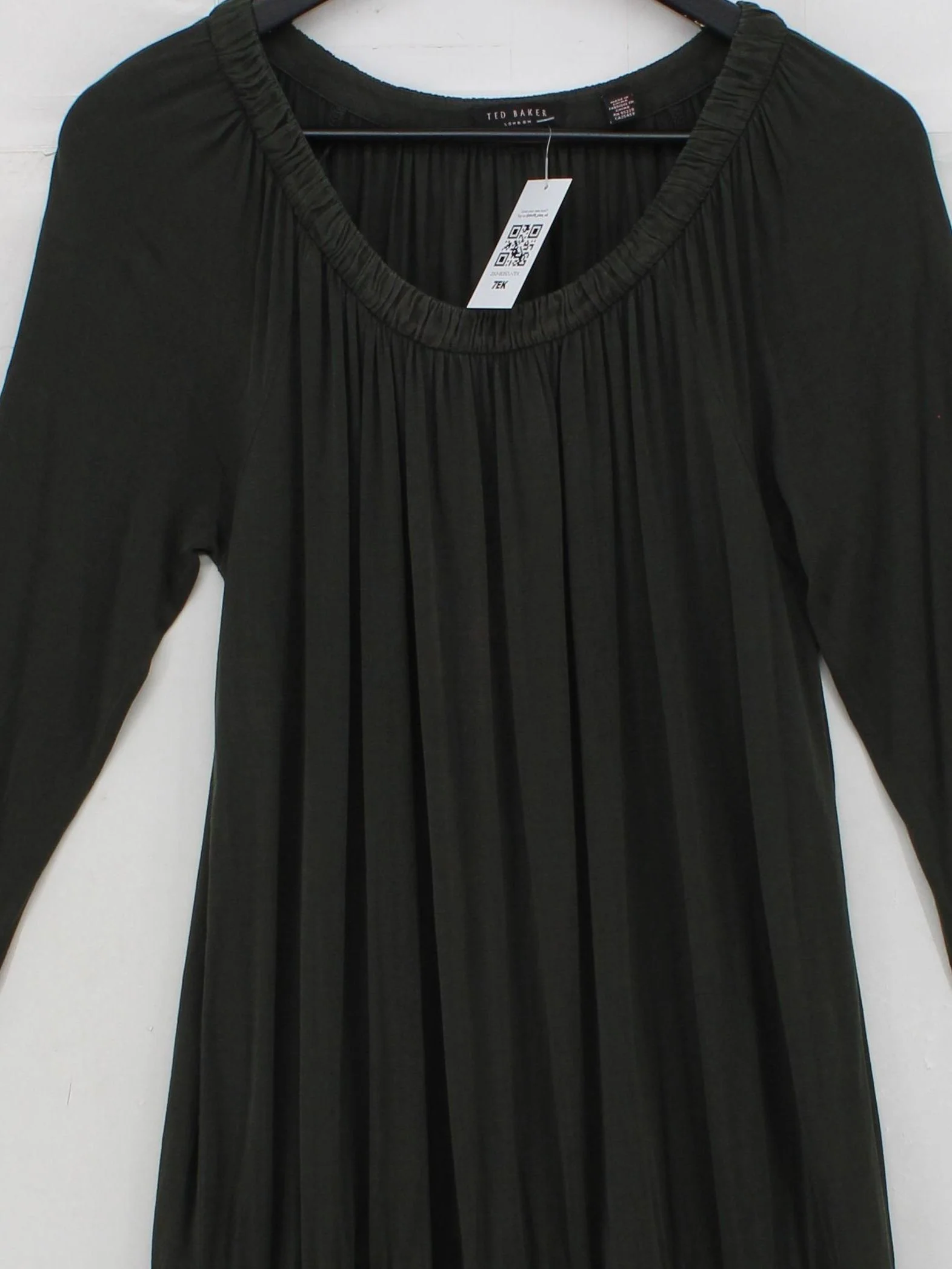 Ted Baker Jumper Mini Dress M in Green - Image 3