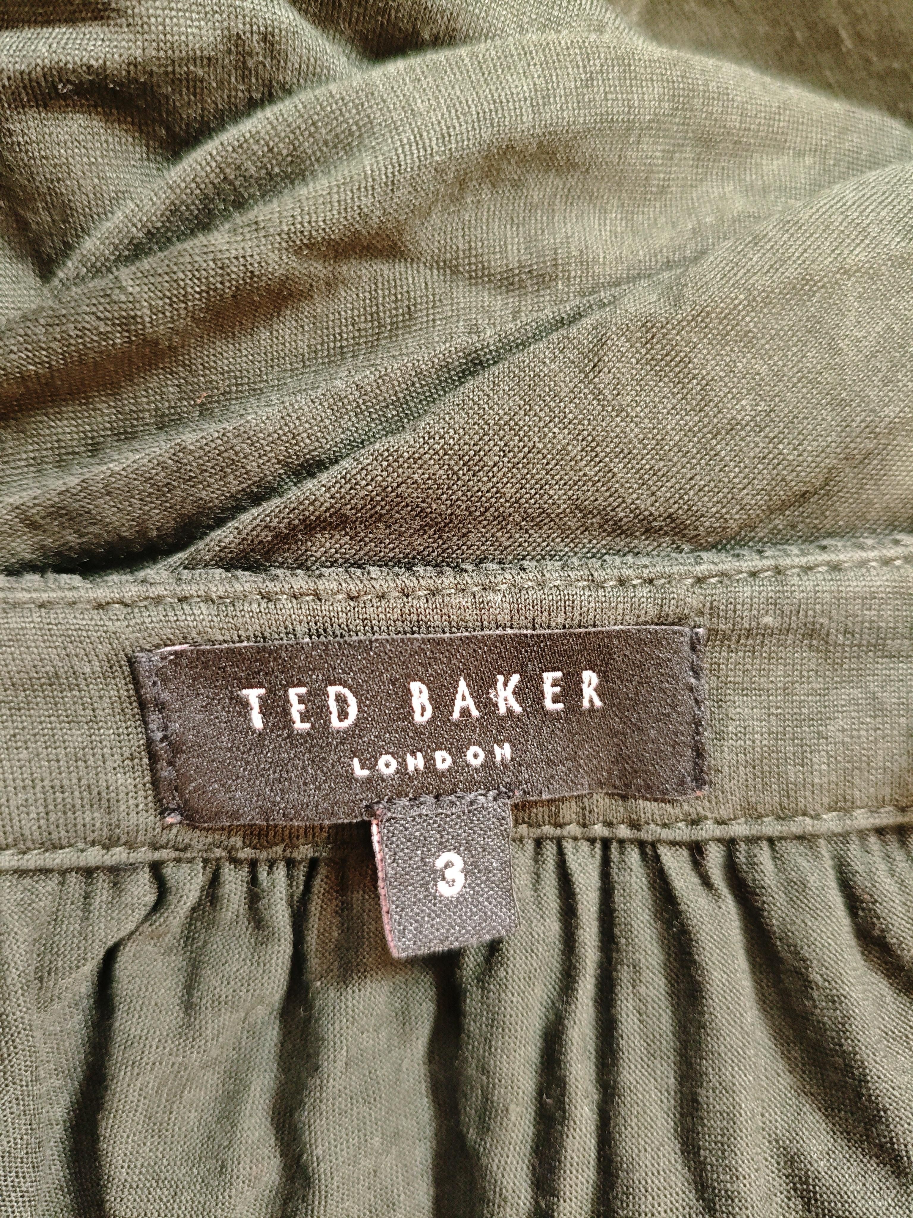 Ted Baker Jumper Mini Dress M in Green - Image 5
