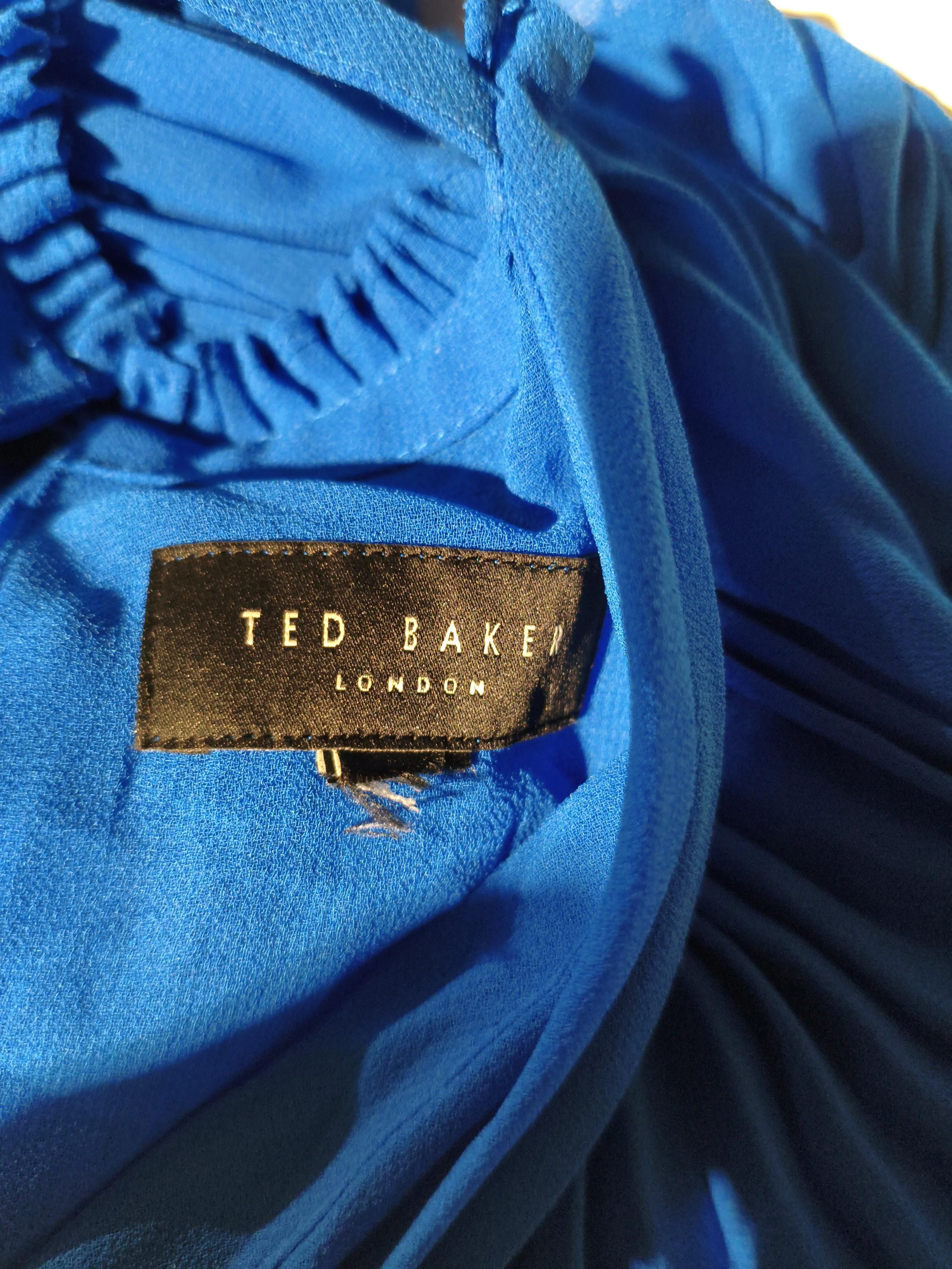Ted Baker Maxi Dress L in Blue - Image 6