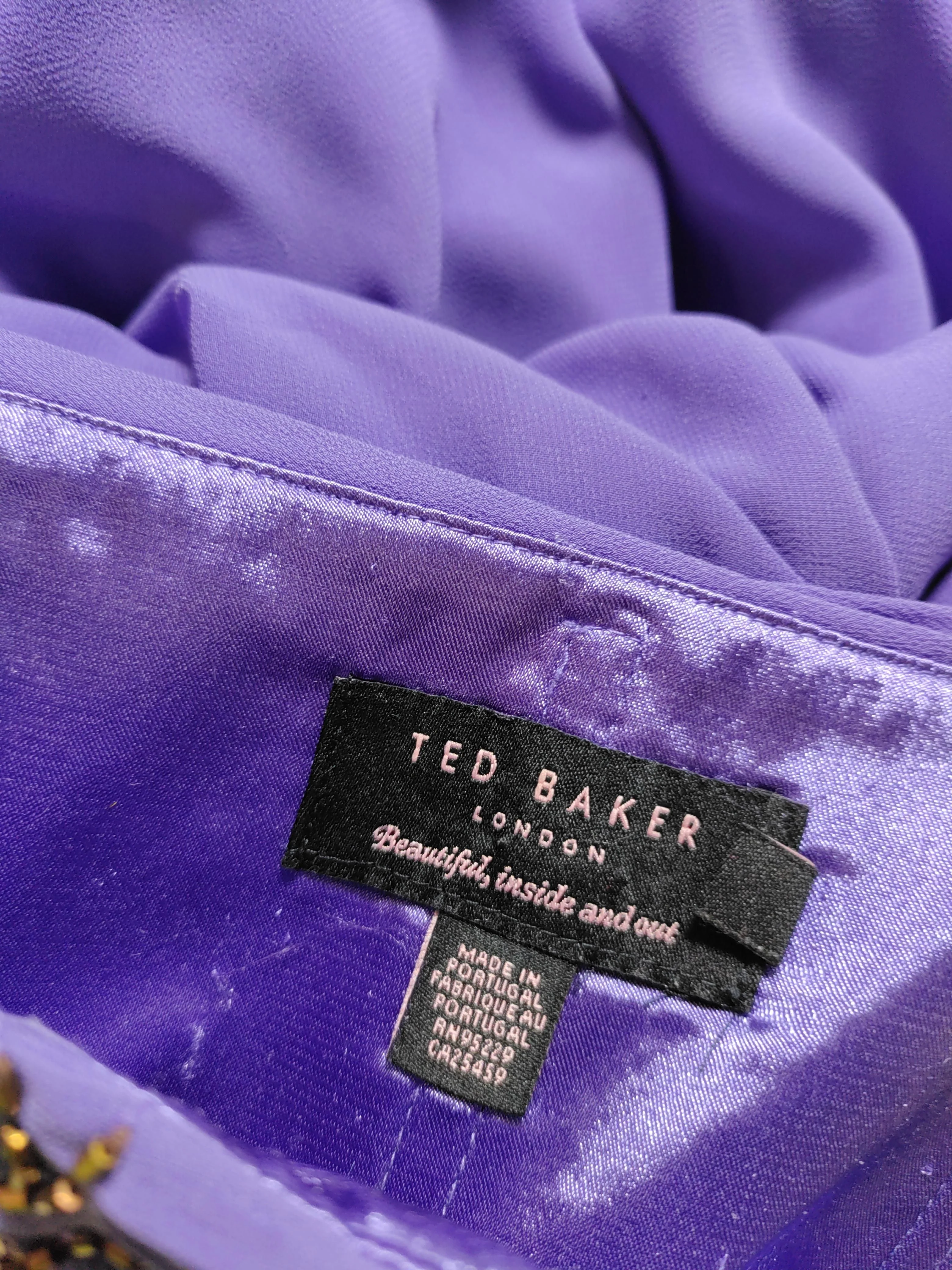 Ted Baker Maxi Dress UK10 in Purple - Image 6
