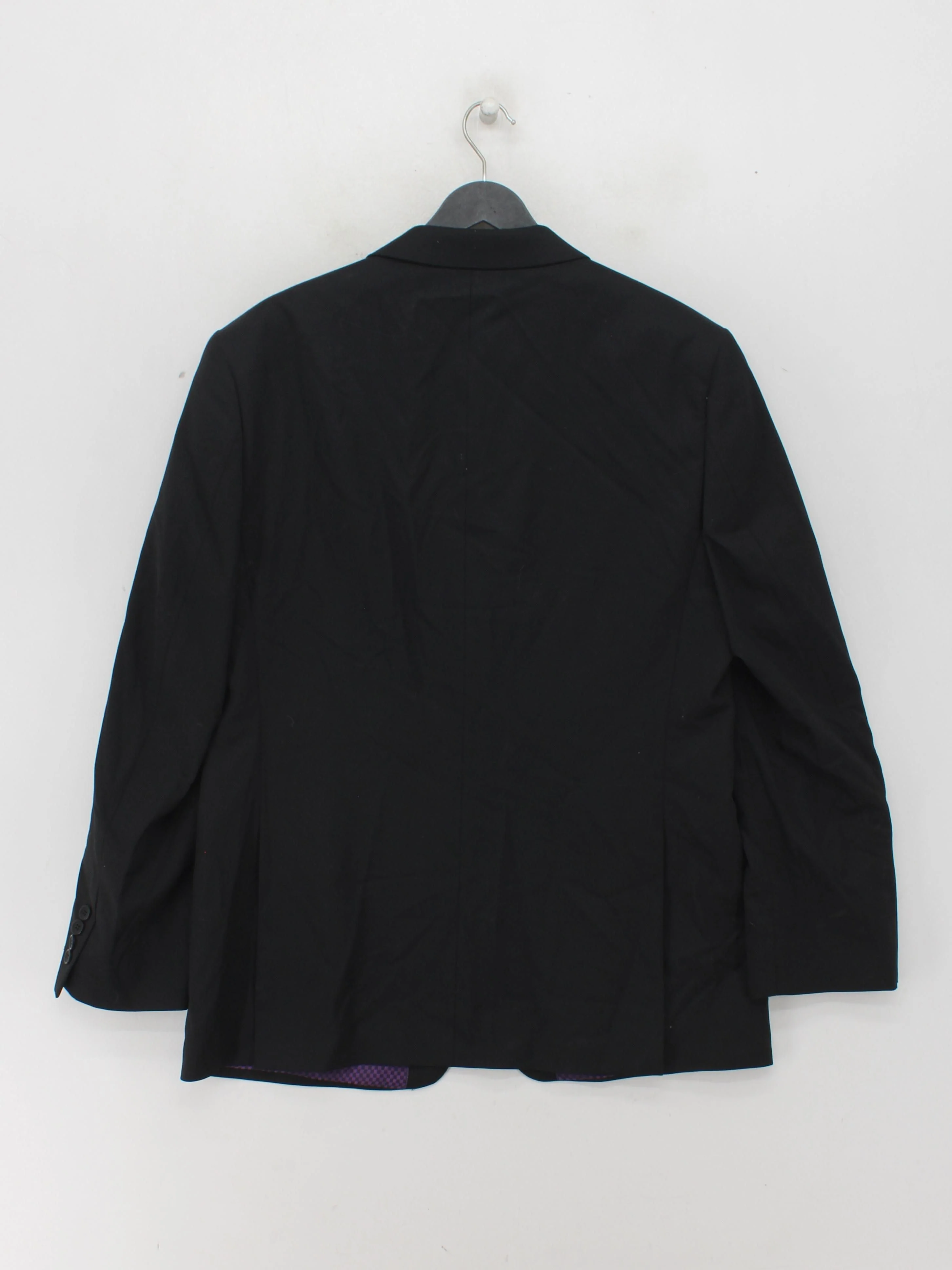 Ted Baker Men's Blazer Chest: 42 in Black Polyester - Image 2