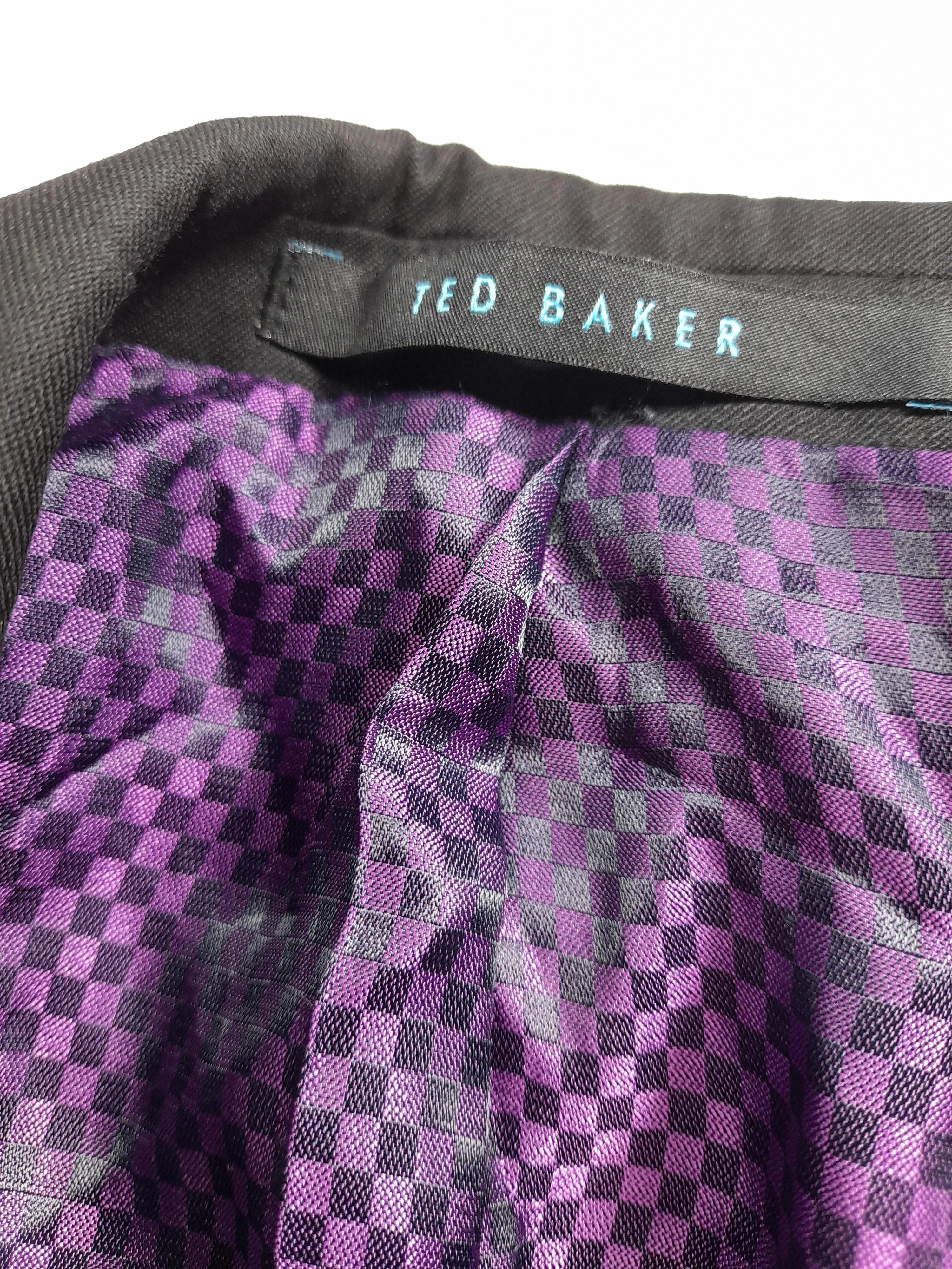 Ted Baker Men's Blazer Chest: 42 in Black Polyester - Image 6