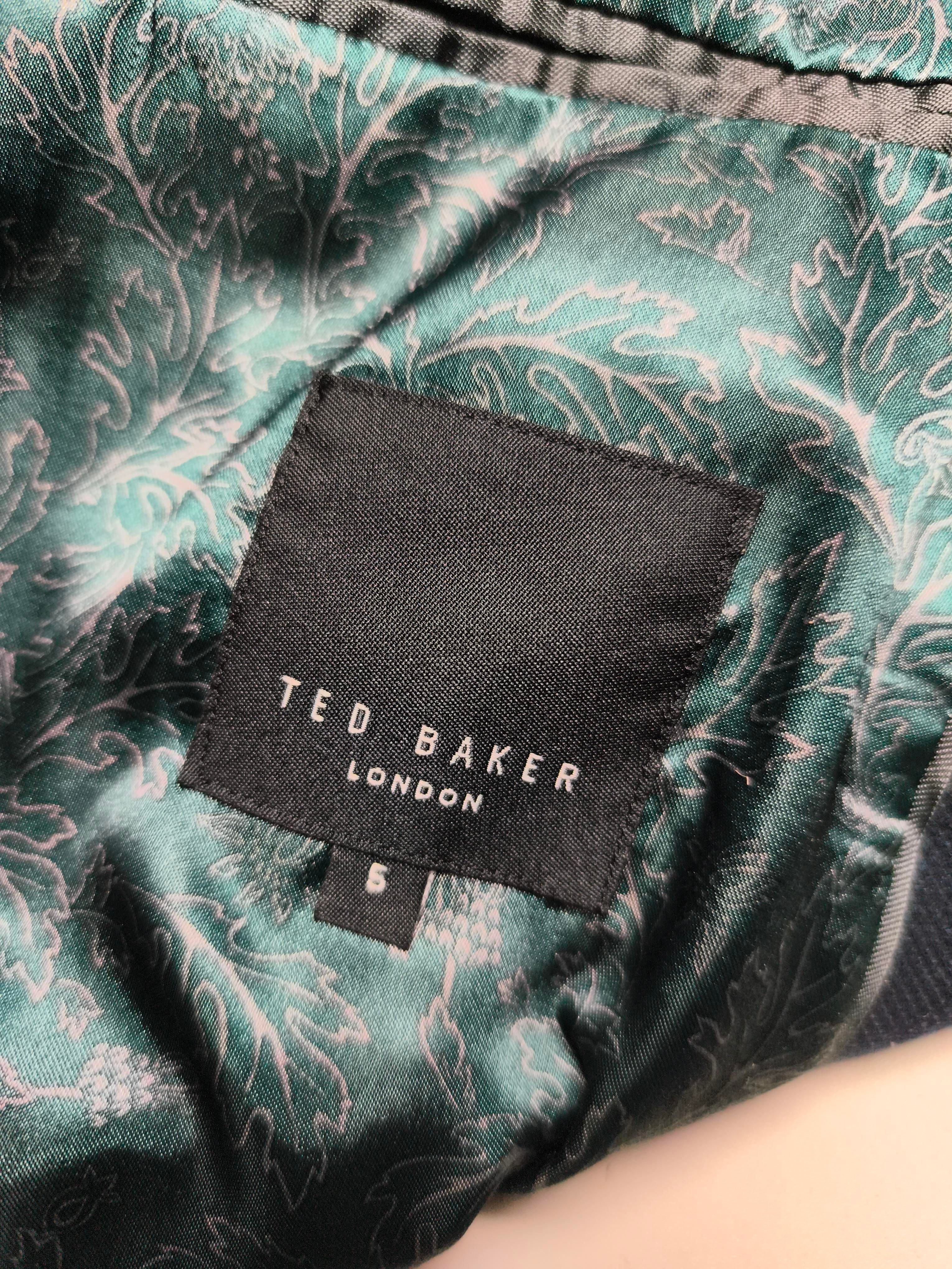 Ted Baker Men's Blazer XL Blue Polyester with Viscose, Elastane Overcoat - Image 5