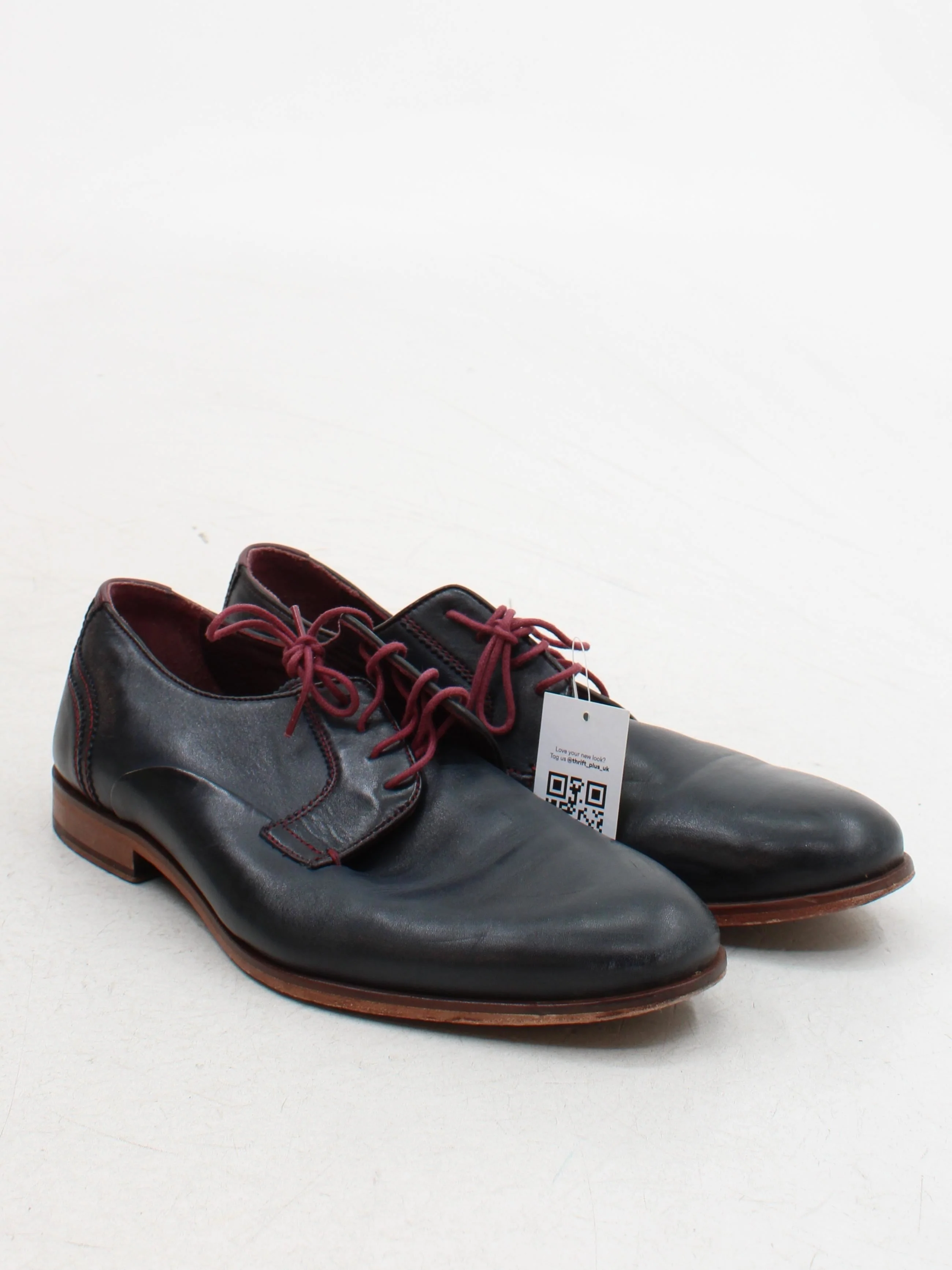 Ted Baker Men's Formal Shoes UK 10 Blue 100% Leather Brogue - Image 4