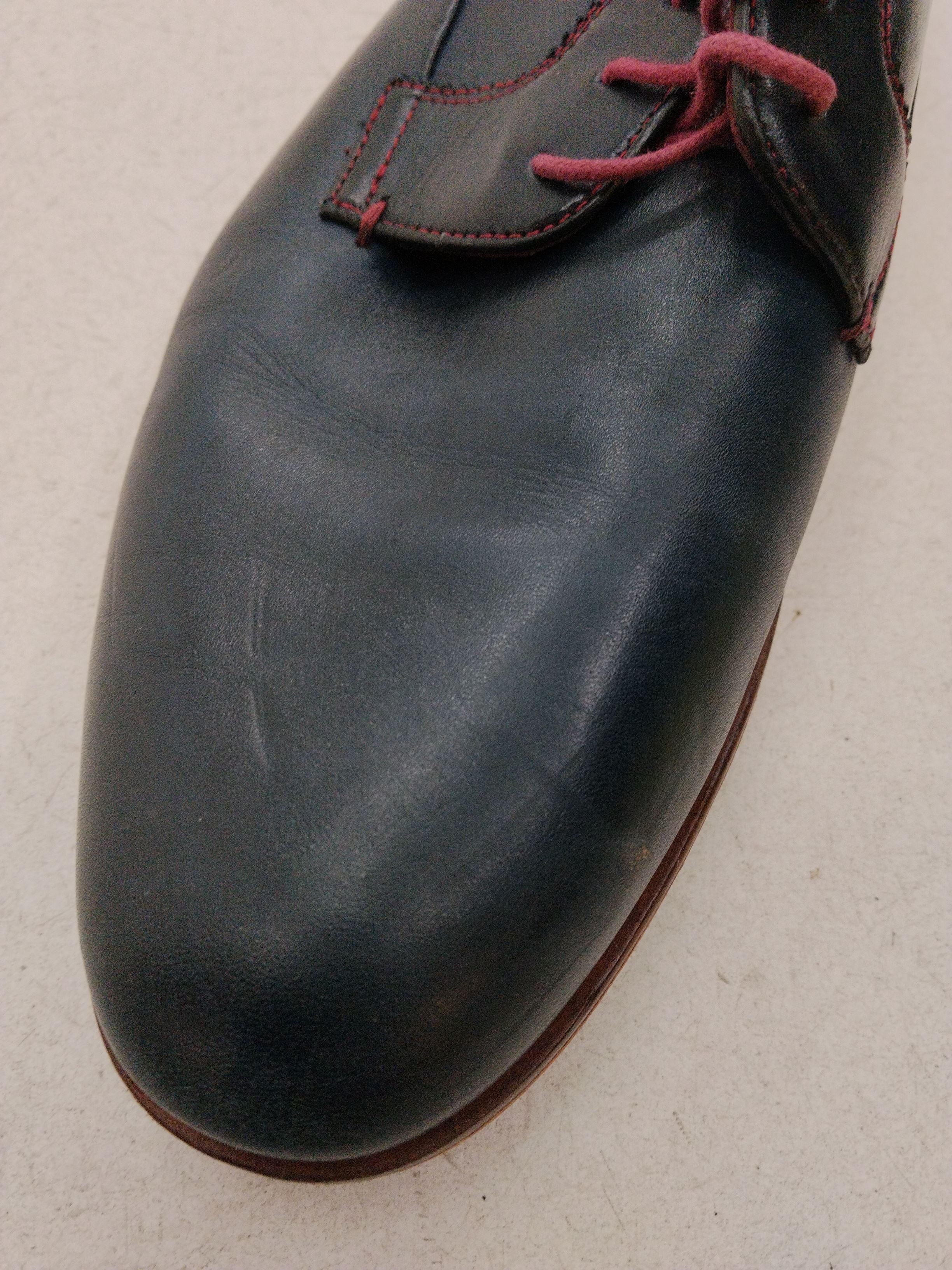 Ted Baker Men's Formal Shoes UK 10 Blue 100% Leather Brogue - Image 8