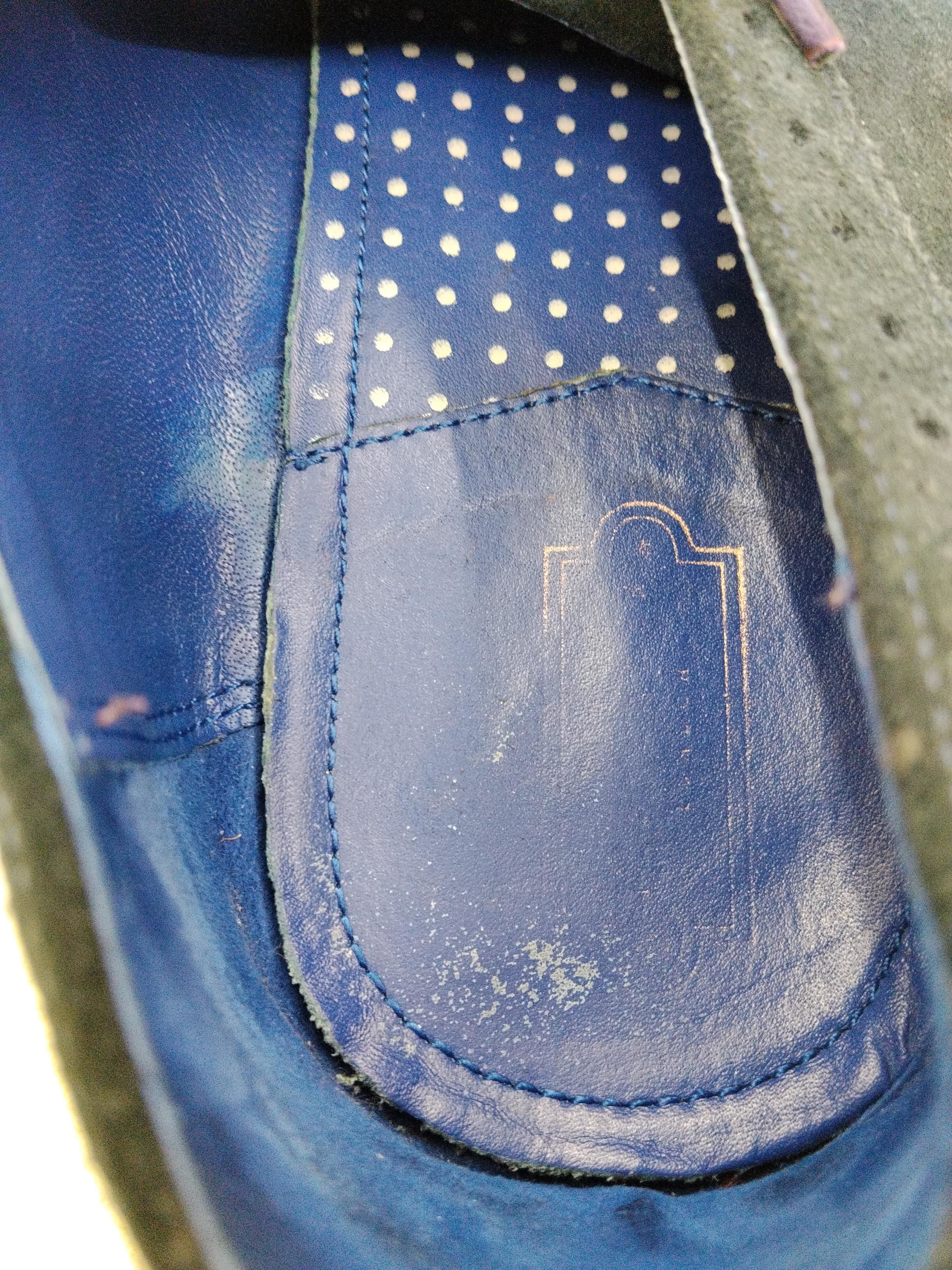 Ted Baker Men's Formal Shoes UK 10 Blue 100% Suede Brogue - Image 6