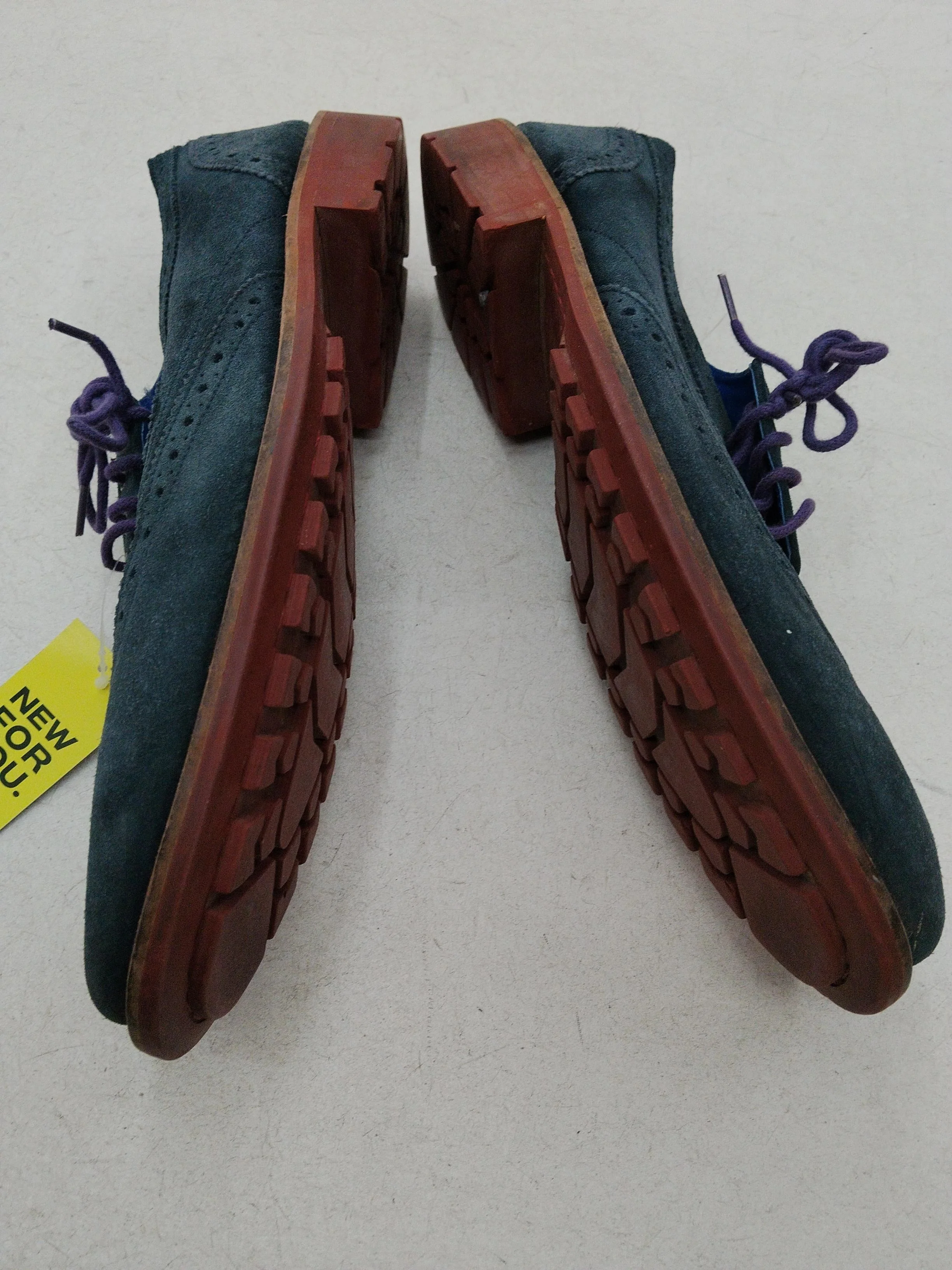 Ted Baker Men's Formal Shoes UK 10 Blue 100% Suede Brogue - Image 7