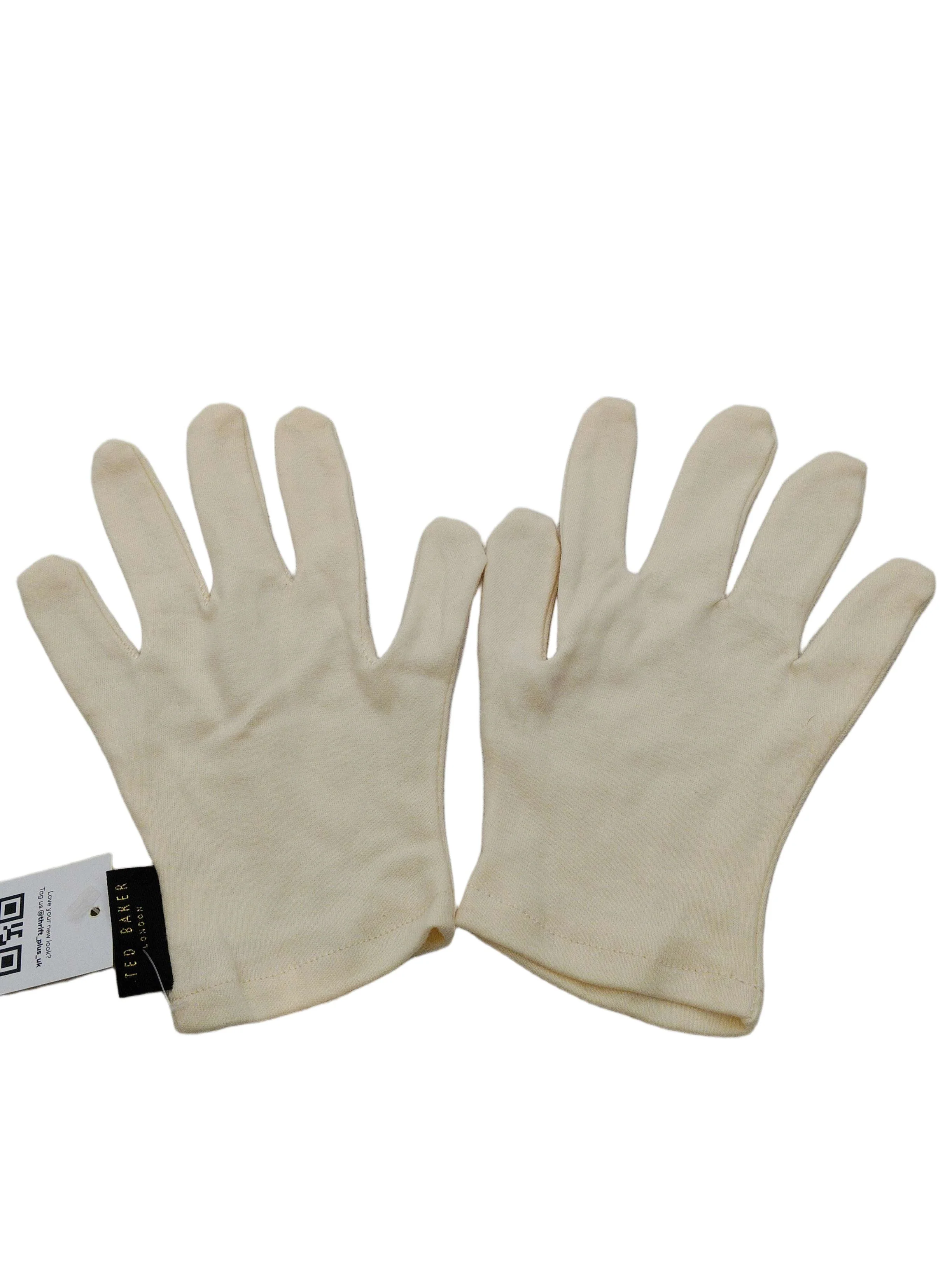 Ted Baker Men's Gloves M Cream 100% Other Glove