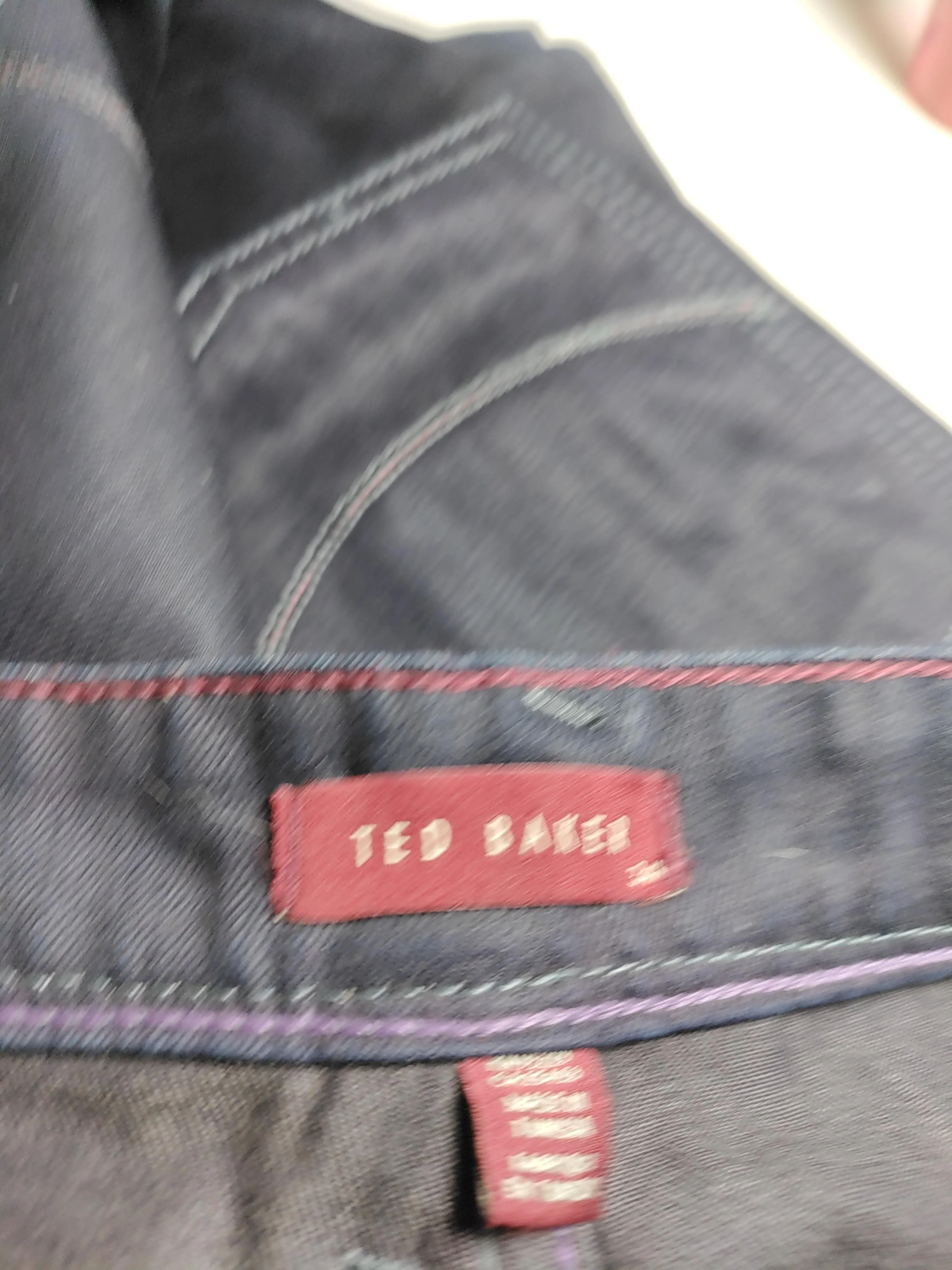 Ted Baker Men's Jeans W 34 in; L 32 in Blue 100% Cotton Straight - Image 5