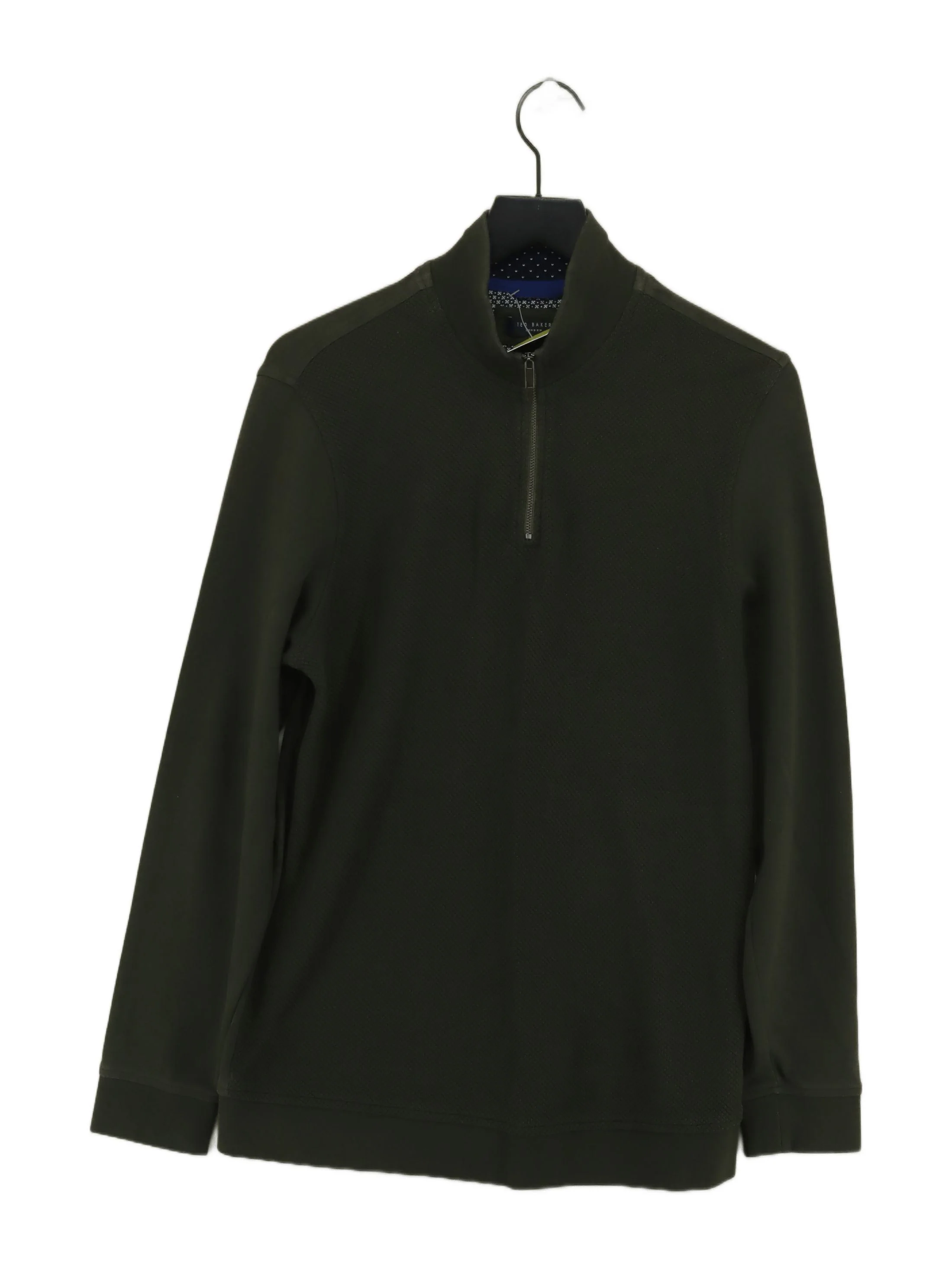 Ted Baker Men's Jumper L Green Cotton with Lyocell Modal, Elastane Pullover