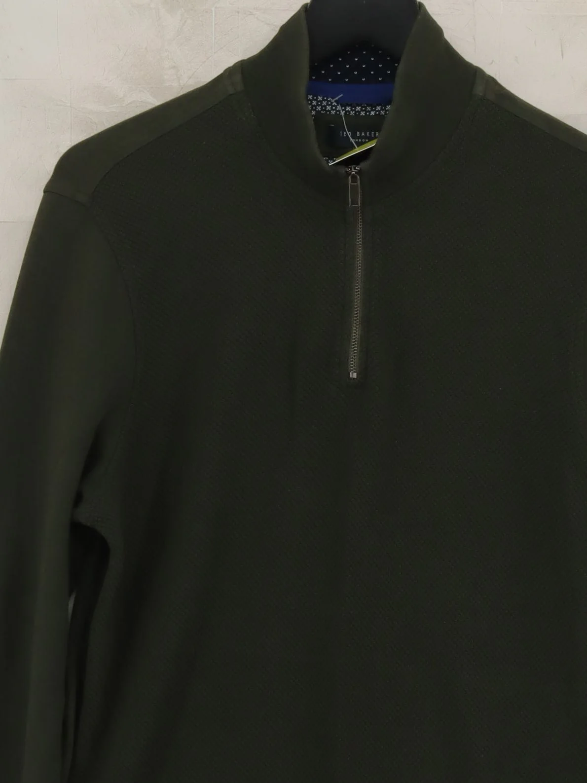 Ted Baker Men's Jumper L Green Cotton with Lyocell Modal, Elastane Pullover - Image 3