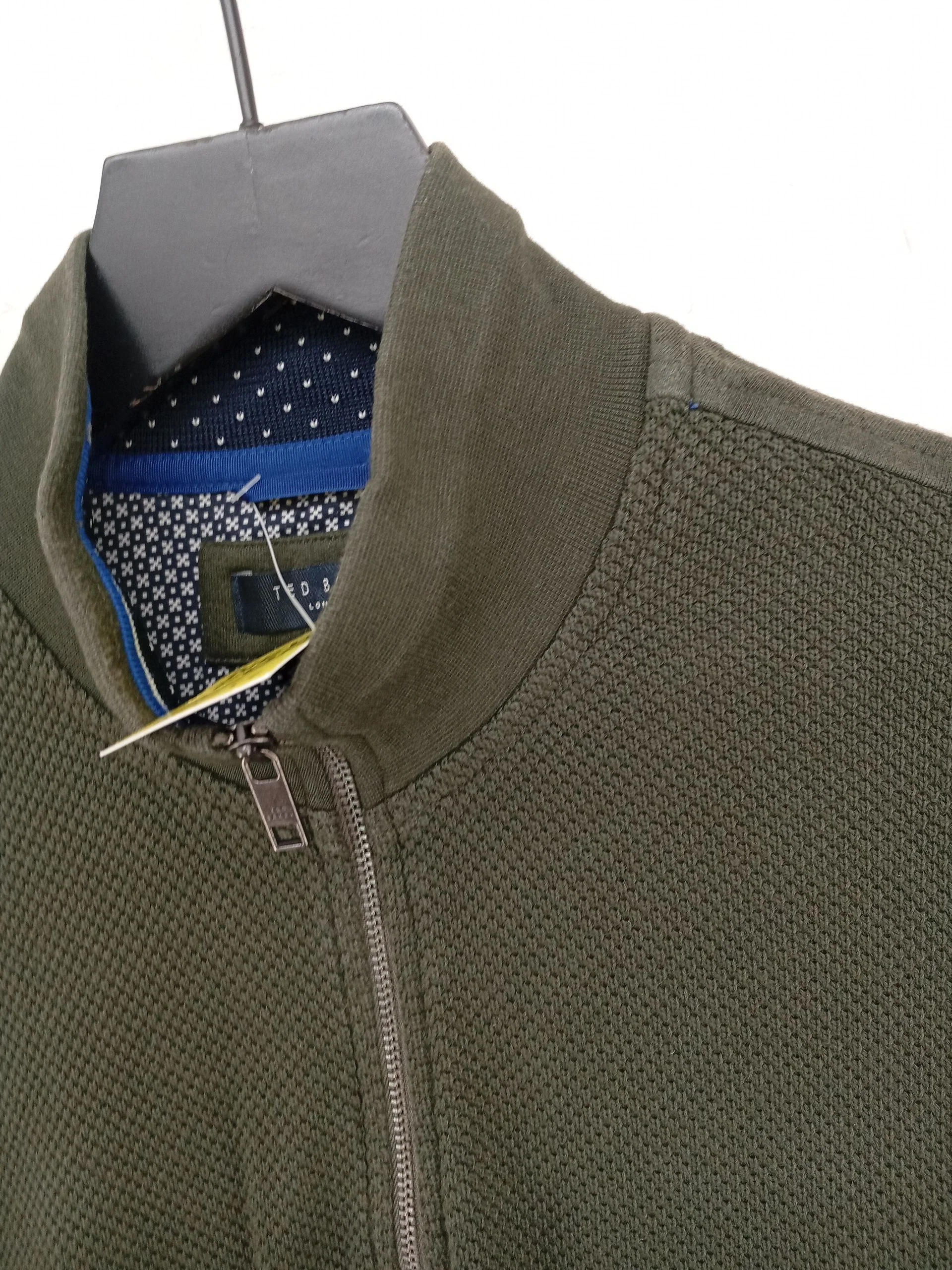 Ted Baker Men's Jumper L Green Cotton with Lyocell Modal, Elastane Pullover - Image 5