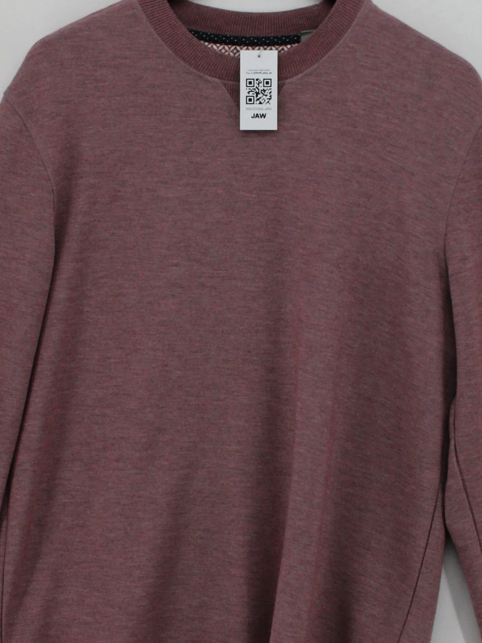 Ted Baker Men's Jumper L Red Polyester with Viscose, Elastane Crew Neck Pullover - Image 3
