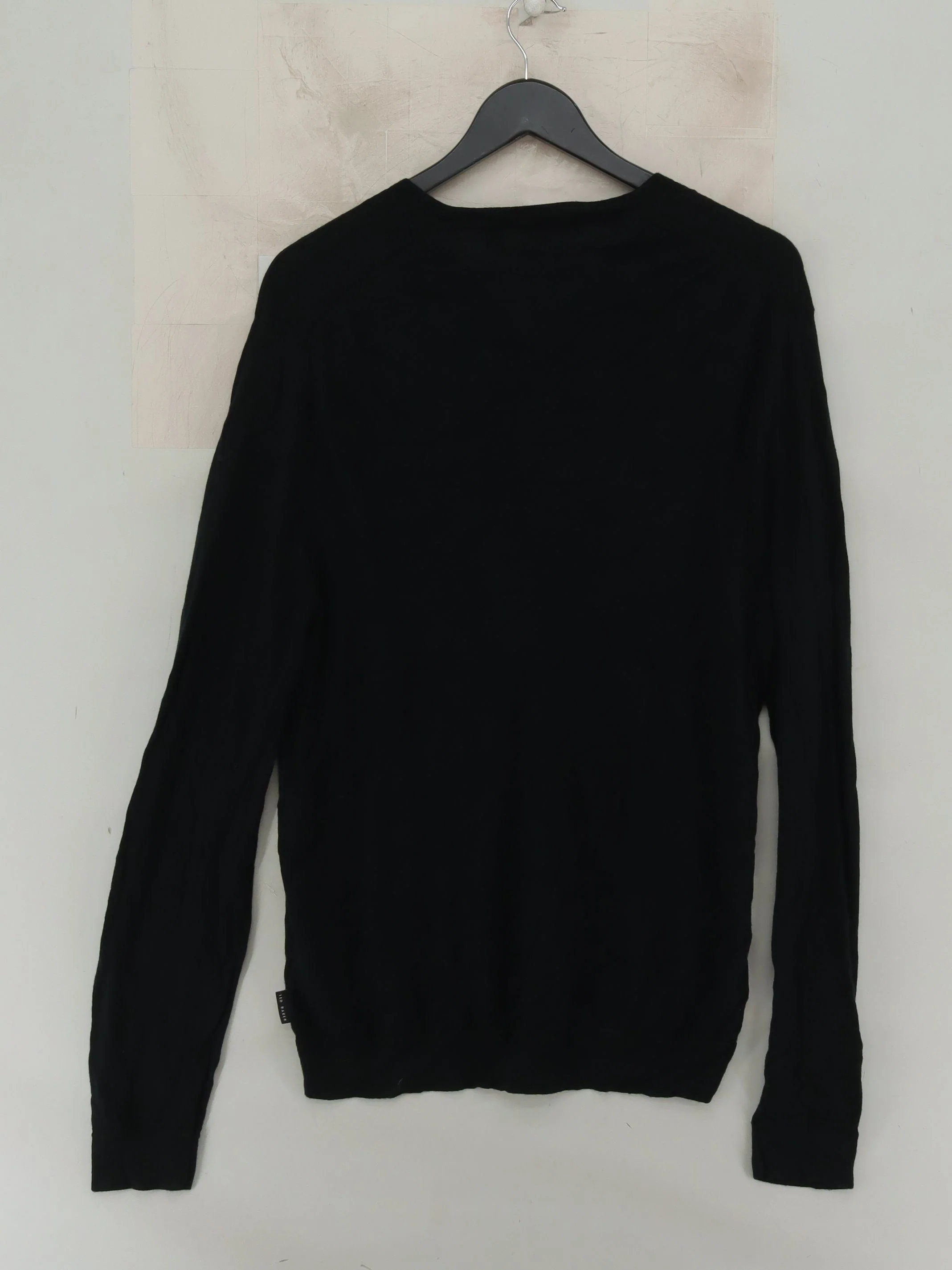 Ted Baker Men's Jumper XL Black Wool with Viscose Round Neck Pullover - Image 2