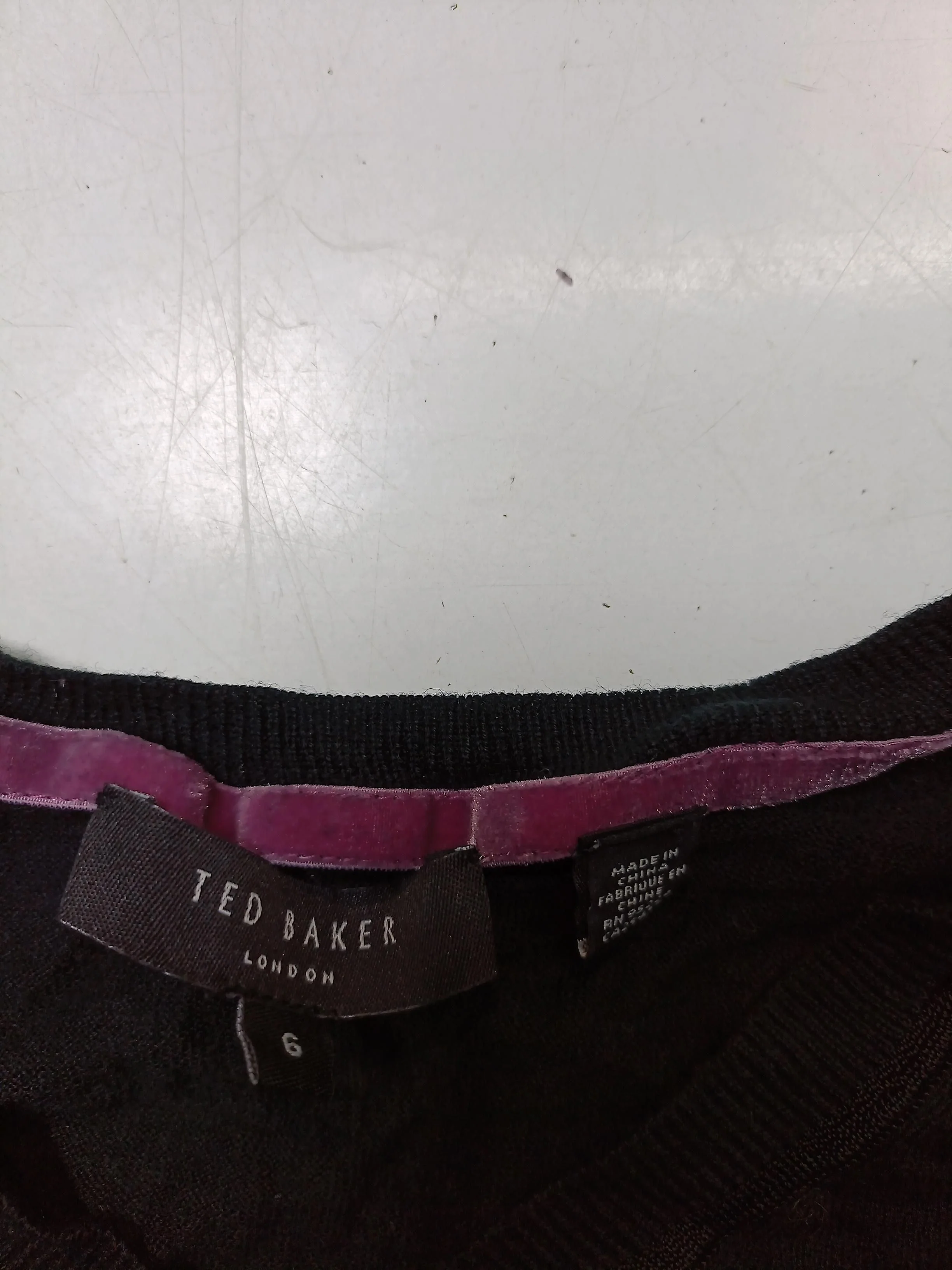Ted Baker Men's Jumper XL Black Wool with Viscose Round Neck Pullover - Image 5