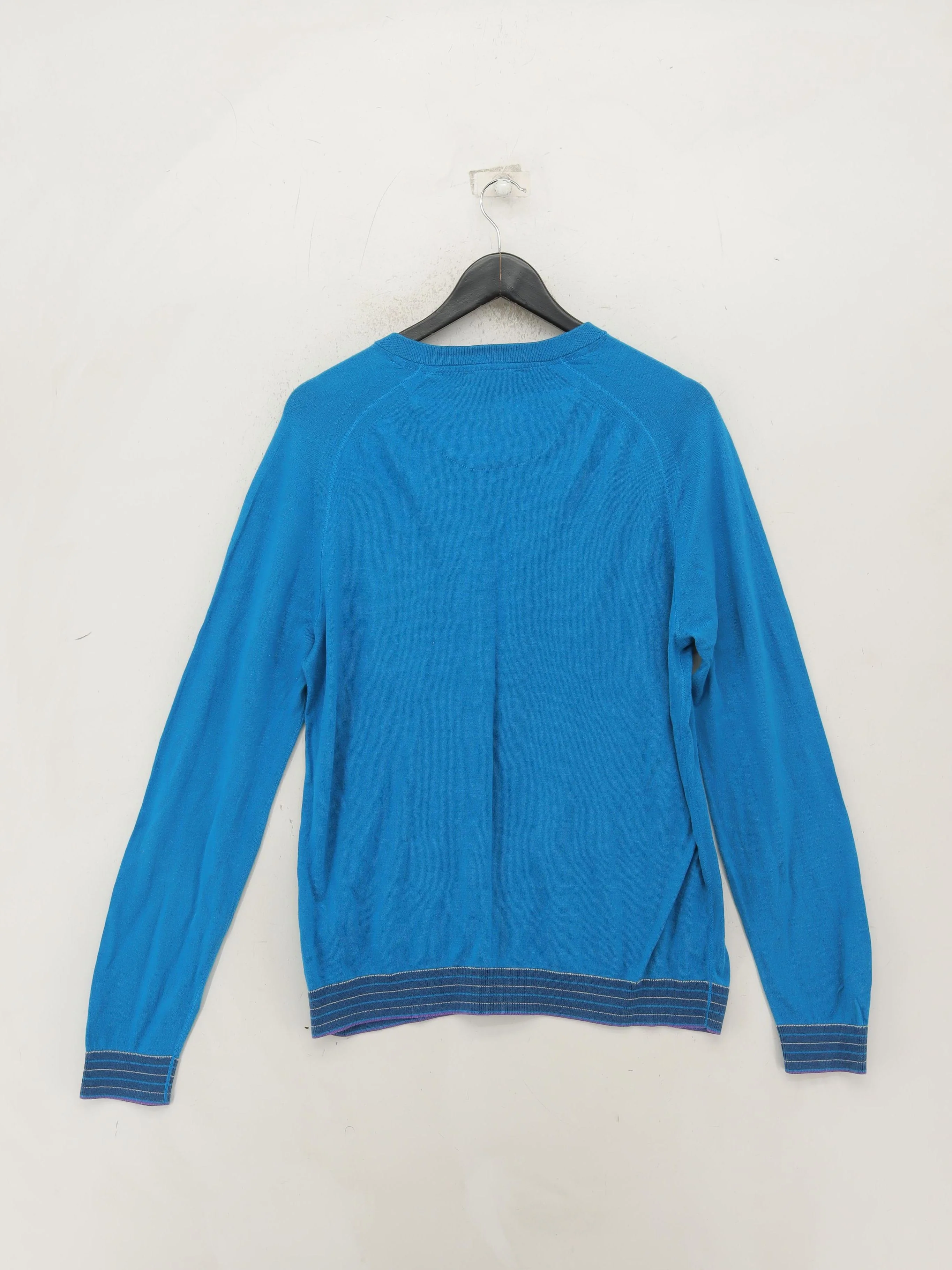 Ted Baker Men's Jumper XL Blue 100% Cotton Crew Neck Pullover - Image 2