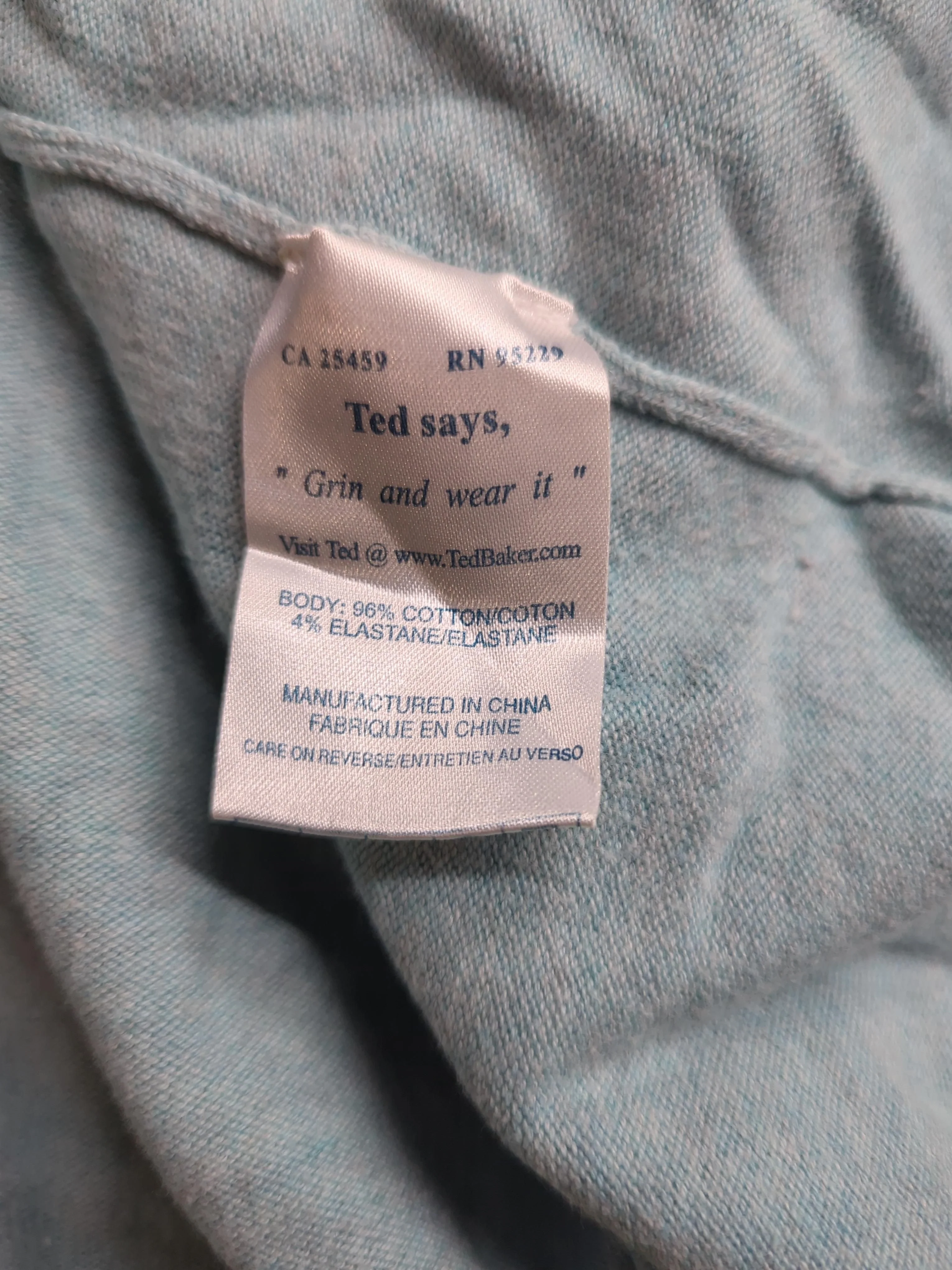 Ted Baker Men's Jumper XXL Blue Cotton with Elastane V-Neck Vest - Image 7