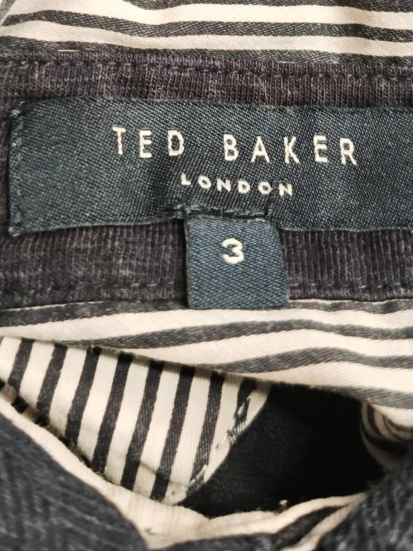 Ted Baker Men's Polo M Blue Cotton with Viscose Basic - Image 5