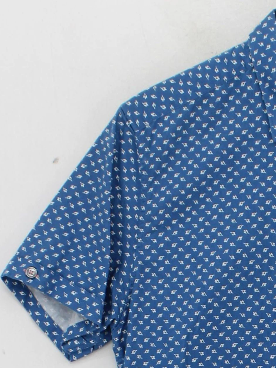 Ted Baker Men's Shirt L Blue 100% Cotton Basic - Image 4