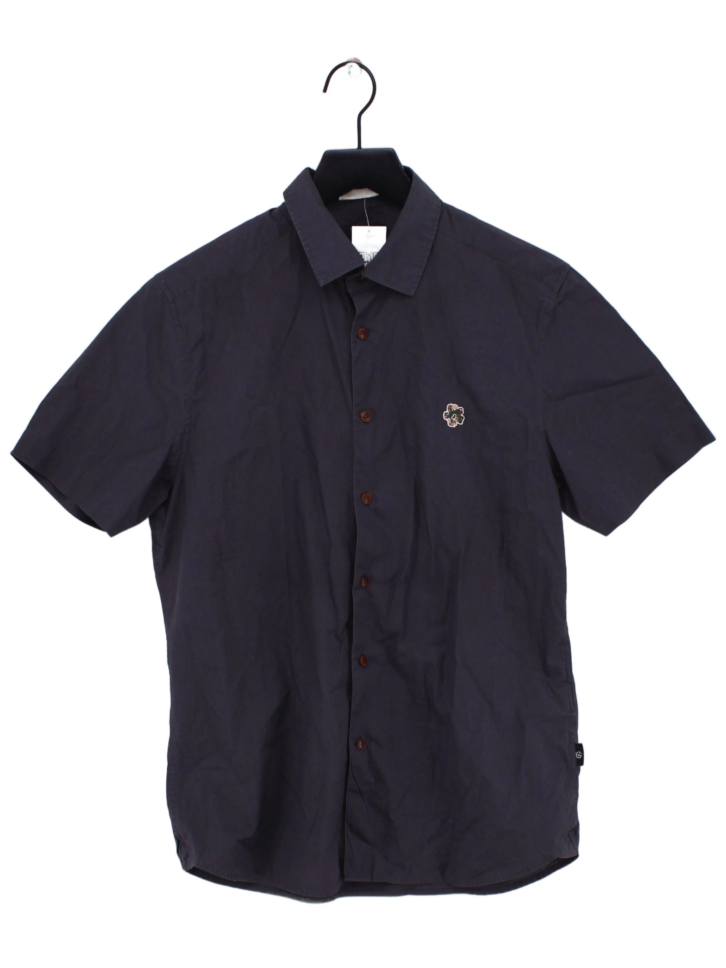 Ted Baker Men's Shirt L Blue 100% Cotton Basic