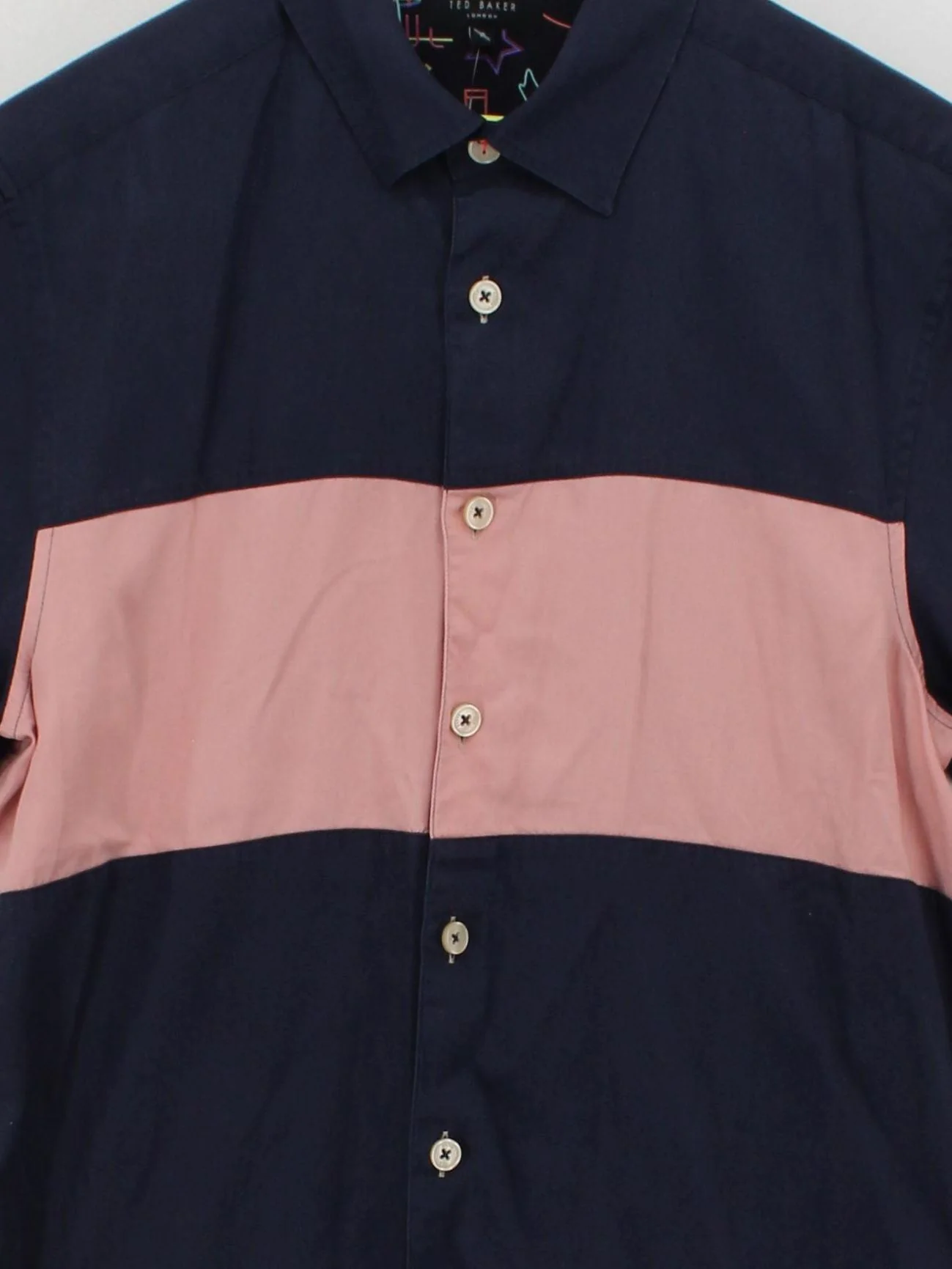Ted Baker Men's Shirt L Blue 100% Lyocell Modal Basic - Image 3