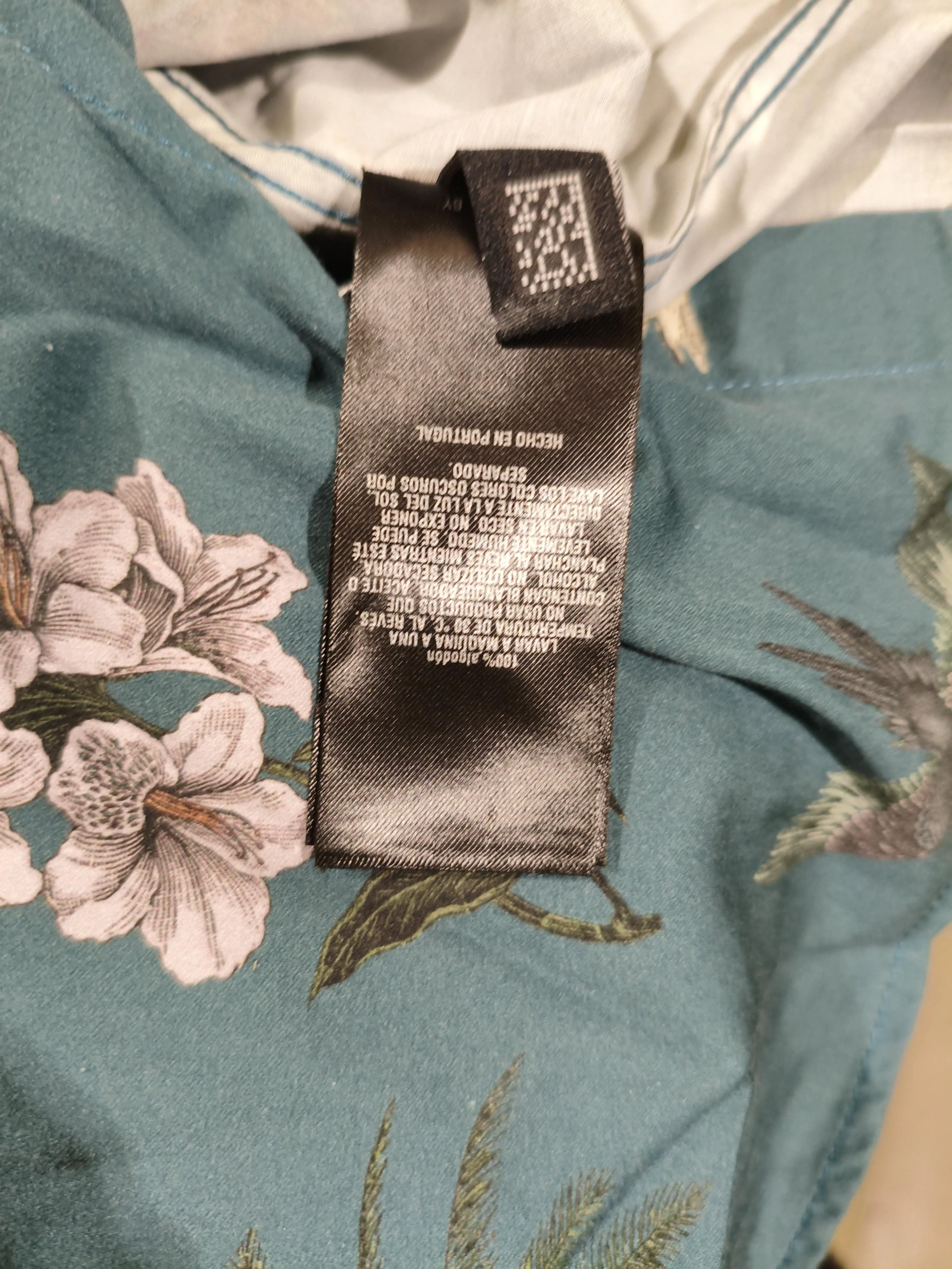 Ted Baker Men's Shirt L Green Graphic 100% Cotton Basic - Image 7