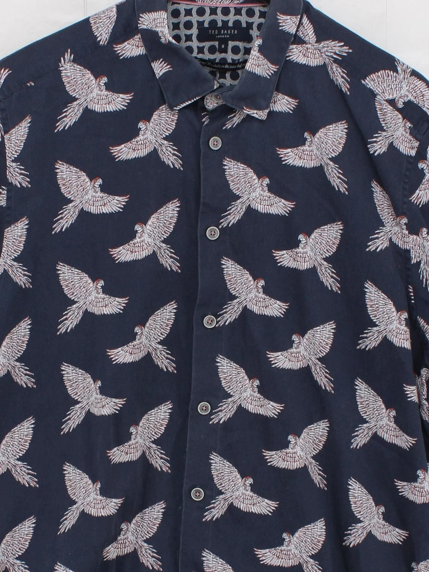 Ted Baker Men's Shirt XXL Blue 100% Cotton Basic - Image 3